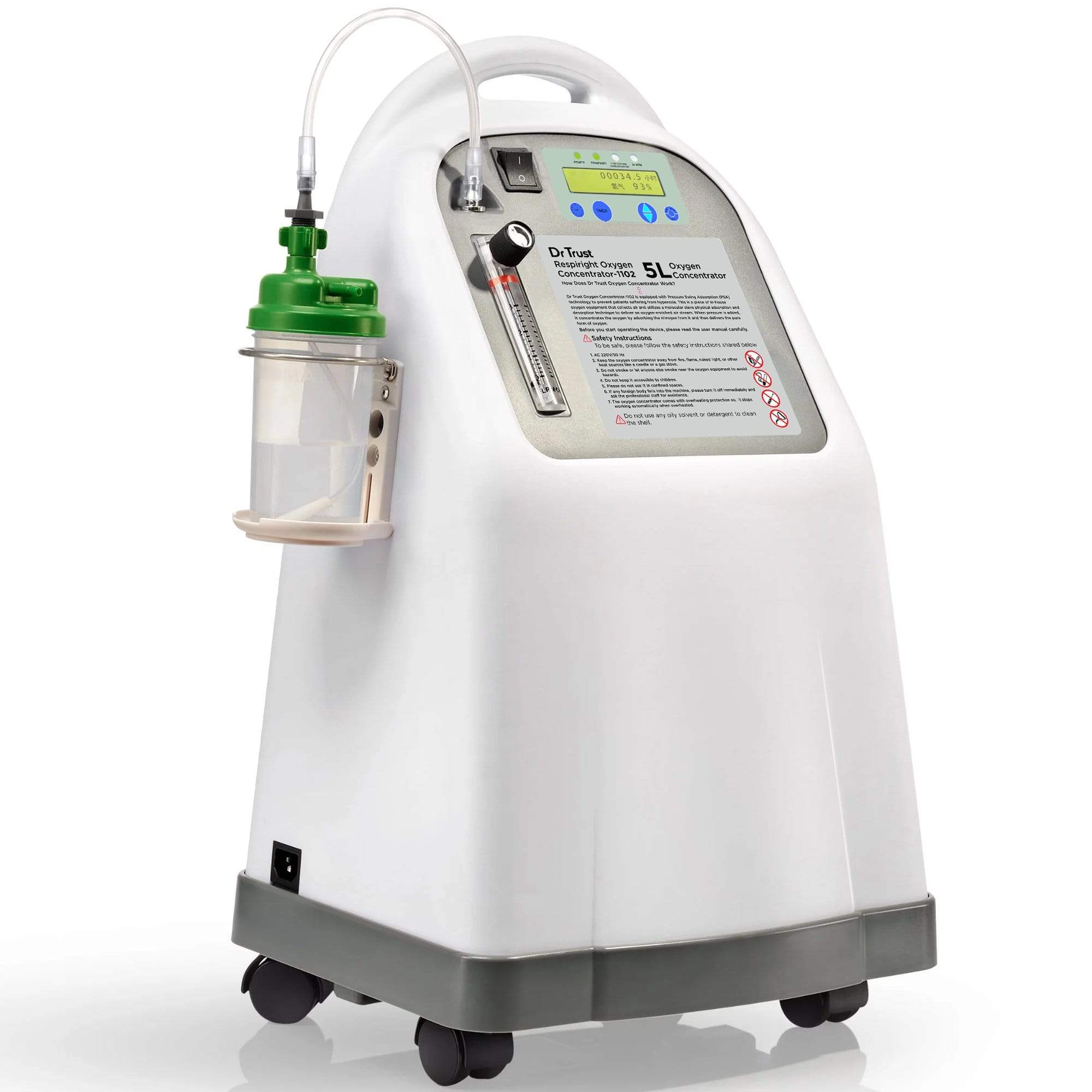 Dr Trust USA 5L Oxygen Concentrator 1102 | Dr Trust.
