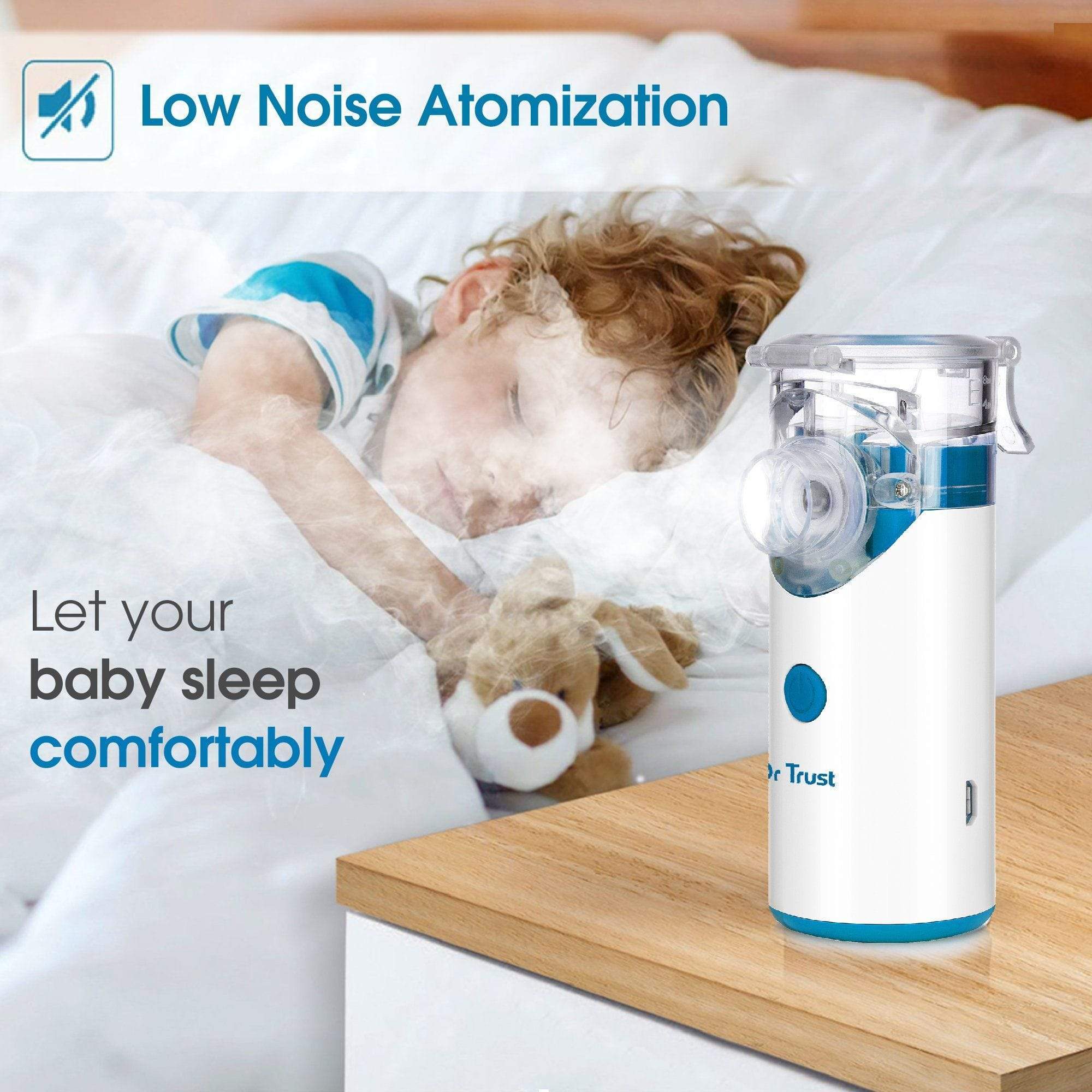 Dr Trust USA Mesh Nebulizer Rechargeable 406 | Dr Trust.