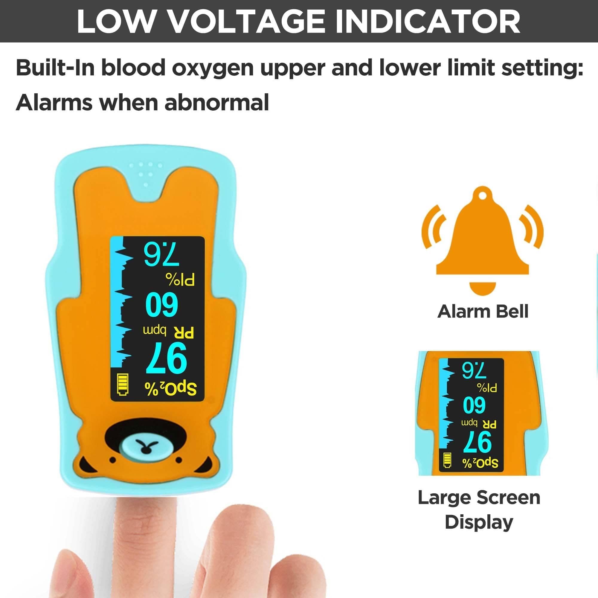 Dr Trust USA Pediatric Pulse Oximeter for Children 216 (Green) | Dr Trust.