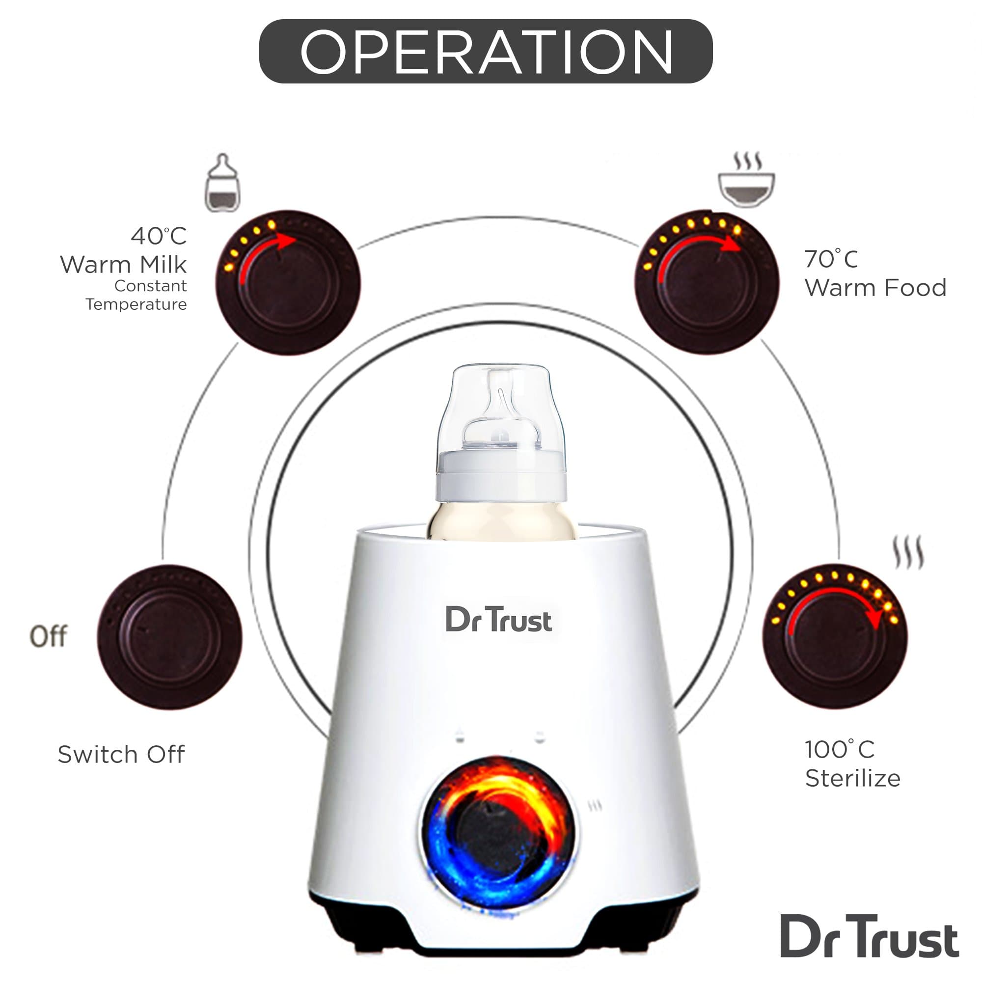 Dr Trust USA Baby Bottle Warmer 7001 | Dr Trust.