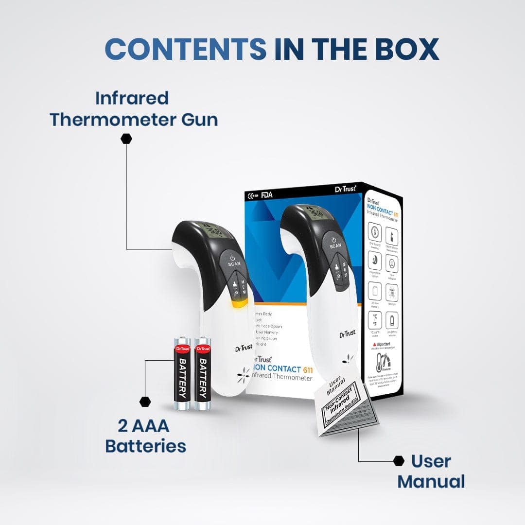 Dr Trust USA t3 Dr Trust USA IR Non Contact Infrared Thermometer 611