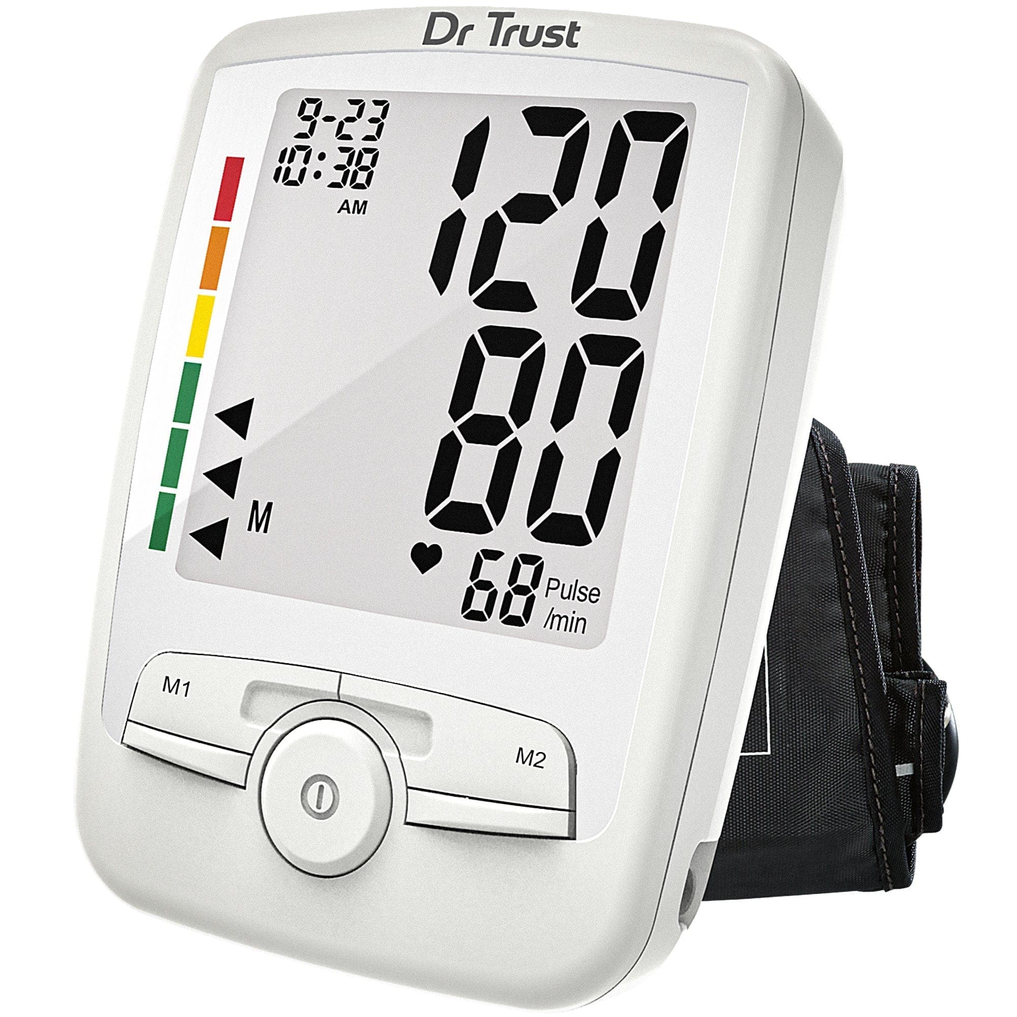 Dr Trust USA Blood Pressure Monitor White / Pay for BP without Diet Plan Dr Trust USA Blood Pressure Icheck Max BP Monitor (Arm type) 120