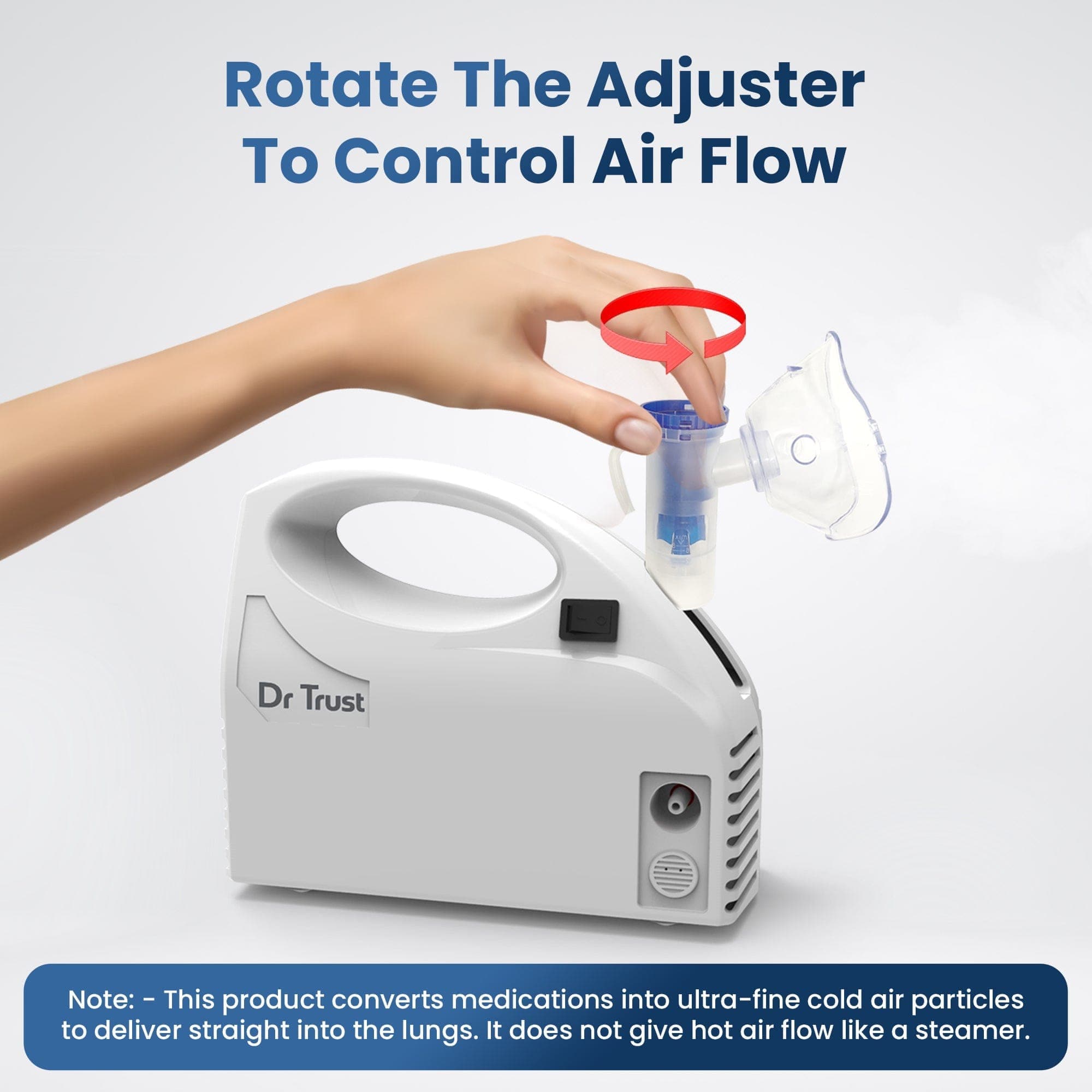 Dr Trust USA Nebulizer Dr Trust USA Piston Compressor Handy Nebulizer 402