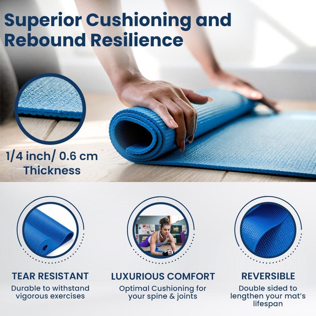 Dr Trust USA Mats Dr Trust USA Fitness Yoga Exercise Mat PVC 308