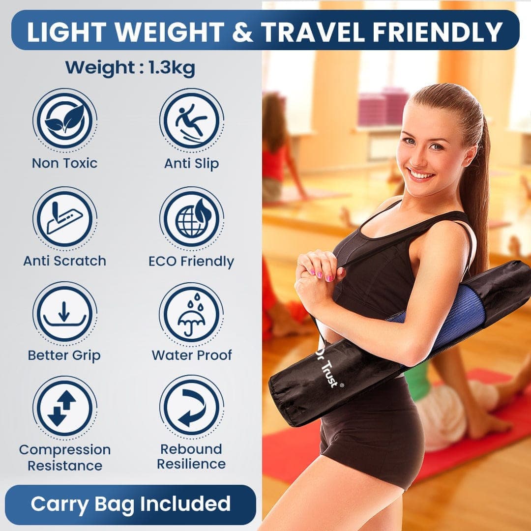 Dr Trust USA Mats Dr Trust USA Fitness Yoga Exercise Mat PVC 308