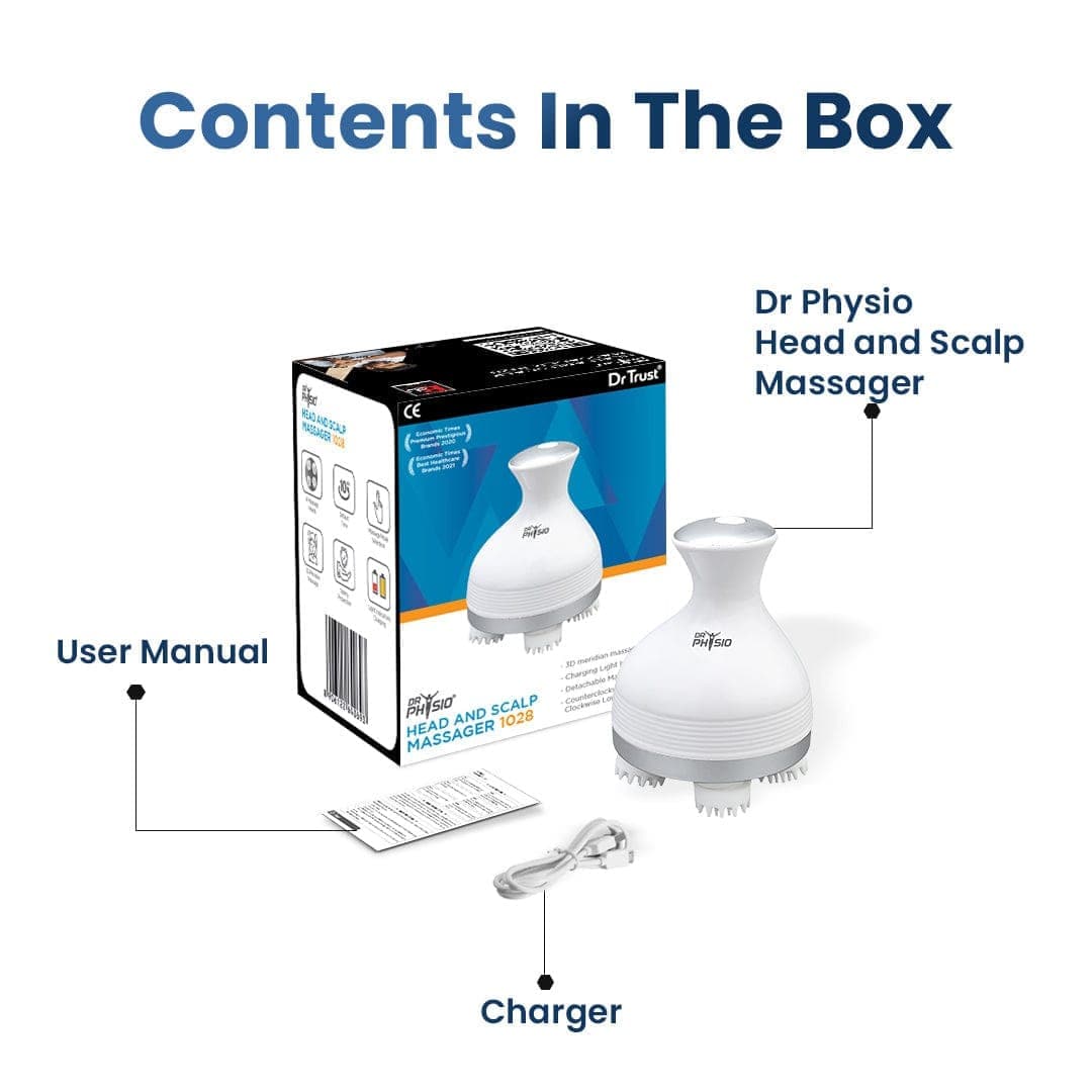 Dr Physio USA Head and Scalp Massager 1028 | Dr Trust.