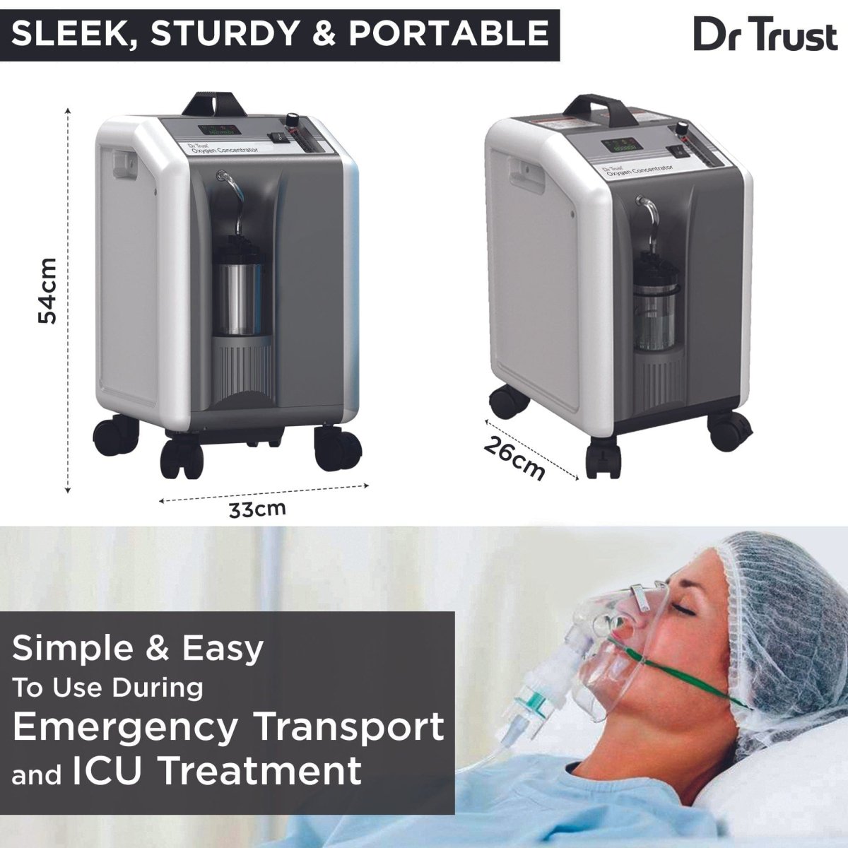 Dr Trust USA 10L Oxygen Concentrator 1103