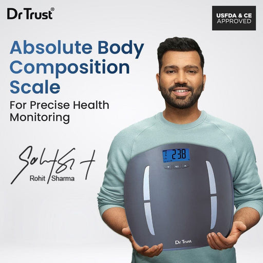 Dr Trust USA Weighing Scale Dr Trust USA Absolute Fitness Body Composition Monitor Weighing Machine 504