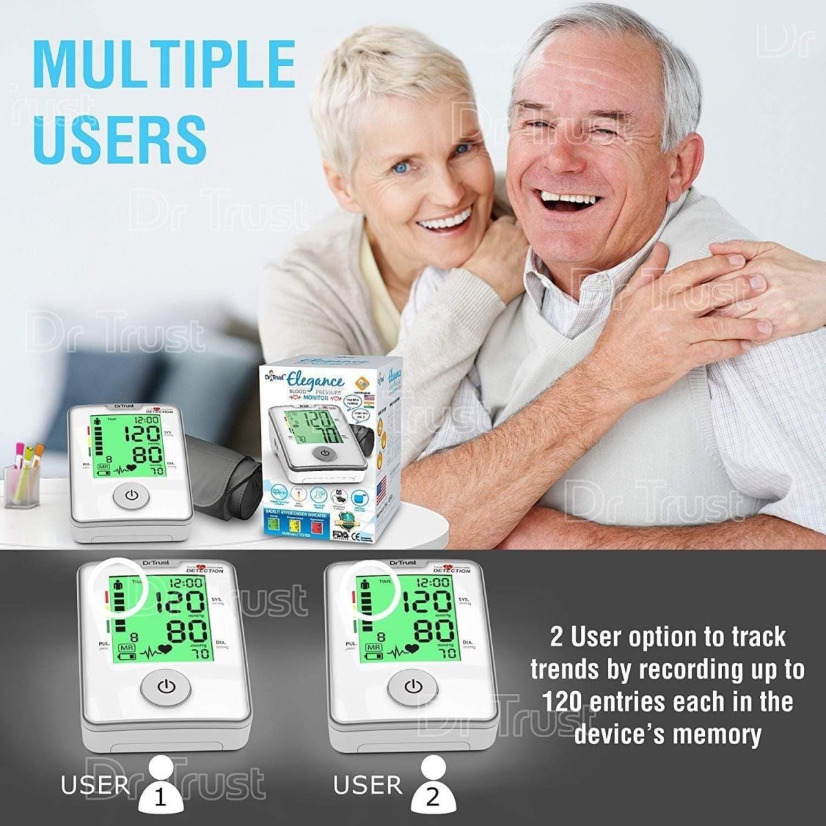 Dr Trust USA BP Elegance (With Adaptor) Monitor