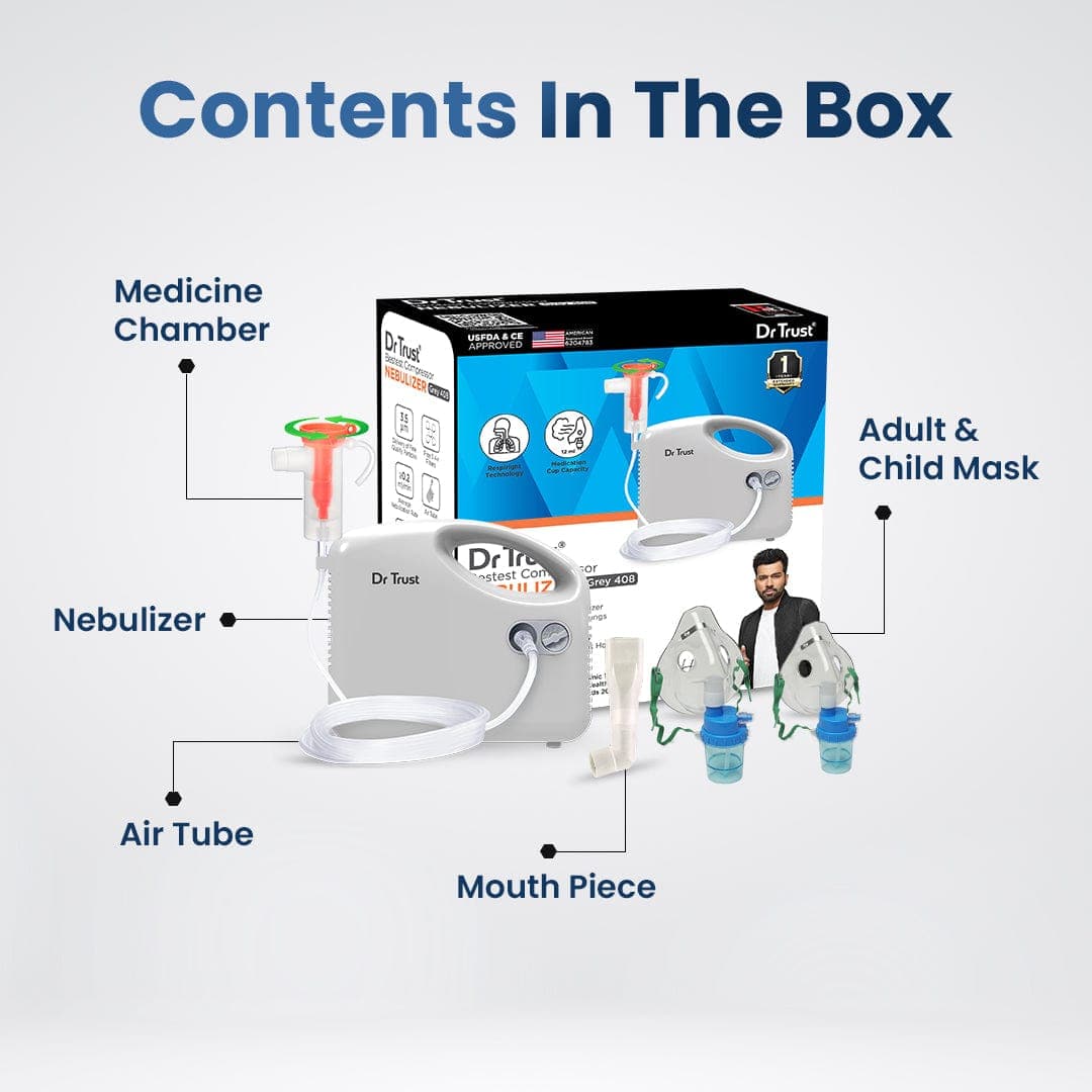 Dr Trust USA Compressor Nebulizer 408