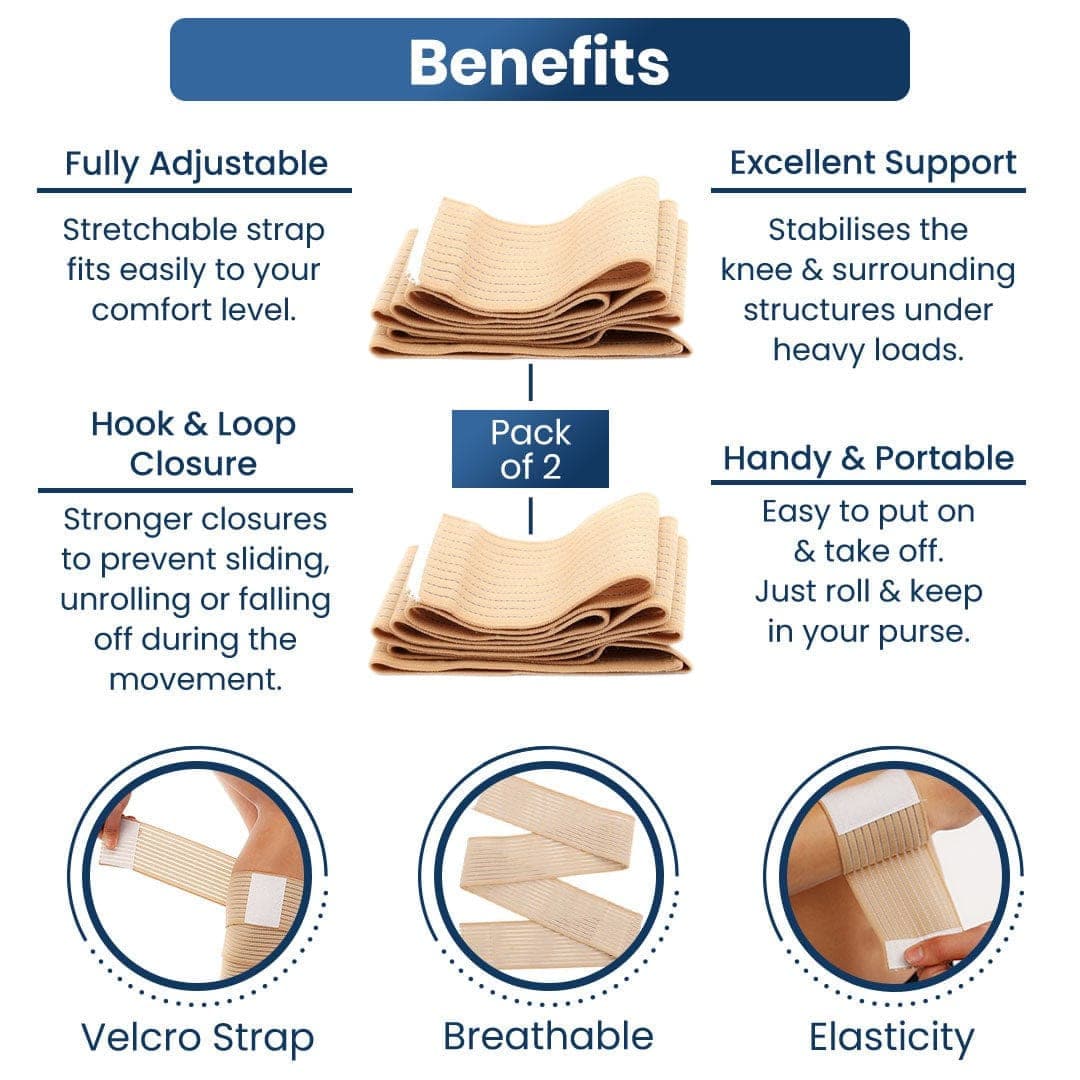 Dr Trust USA Elastic Compression Bandage Tape (1 Pair) 338