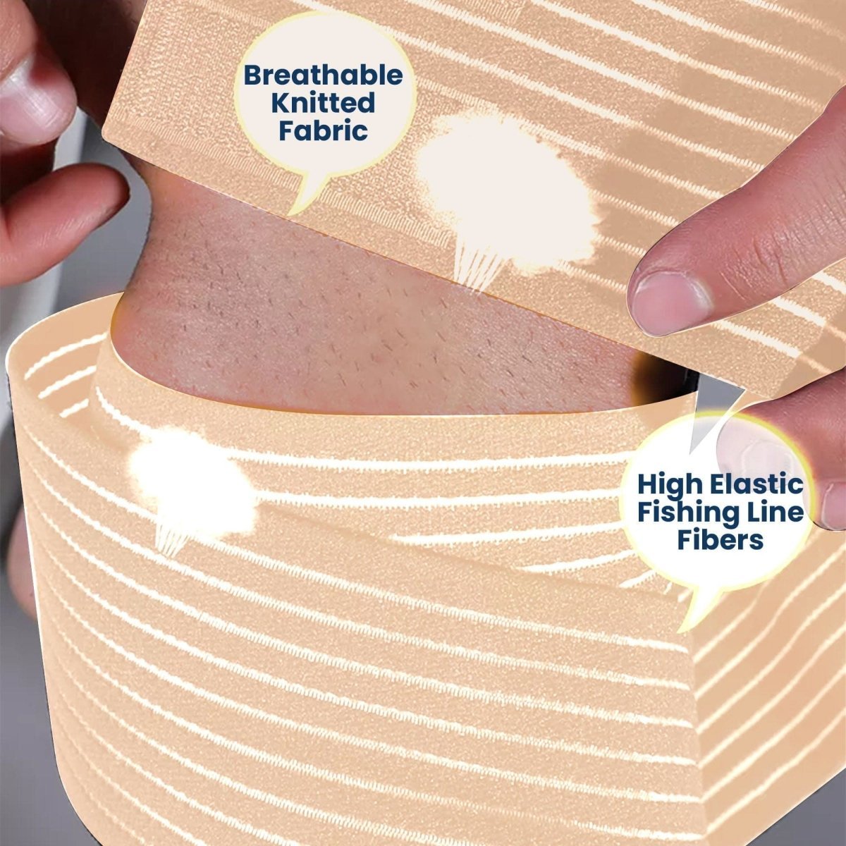 Dr Trust USA Elastic Compression Bandage Tape (1 Pair) 338