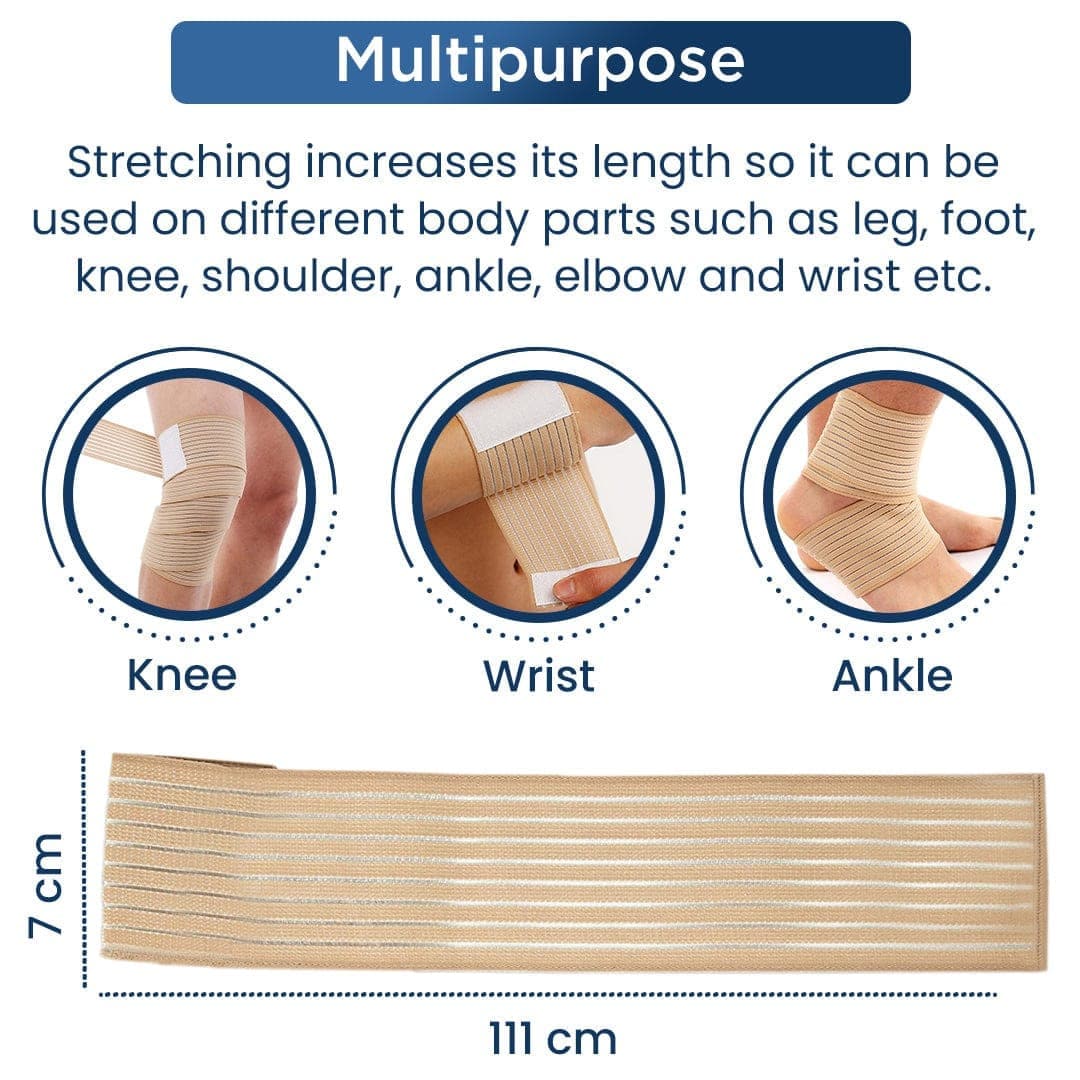 Dr Trust USA Elastic Compression Bandage Tape (1 Pair) 338