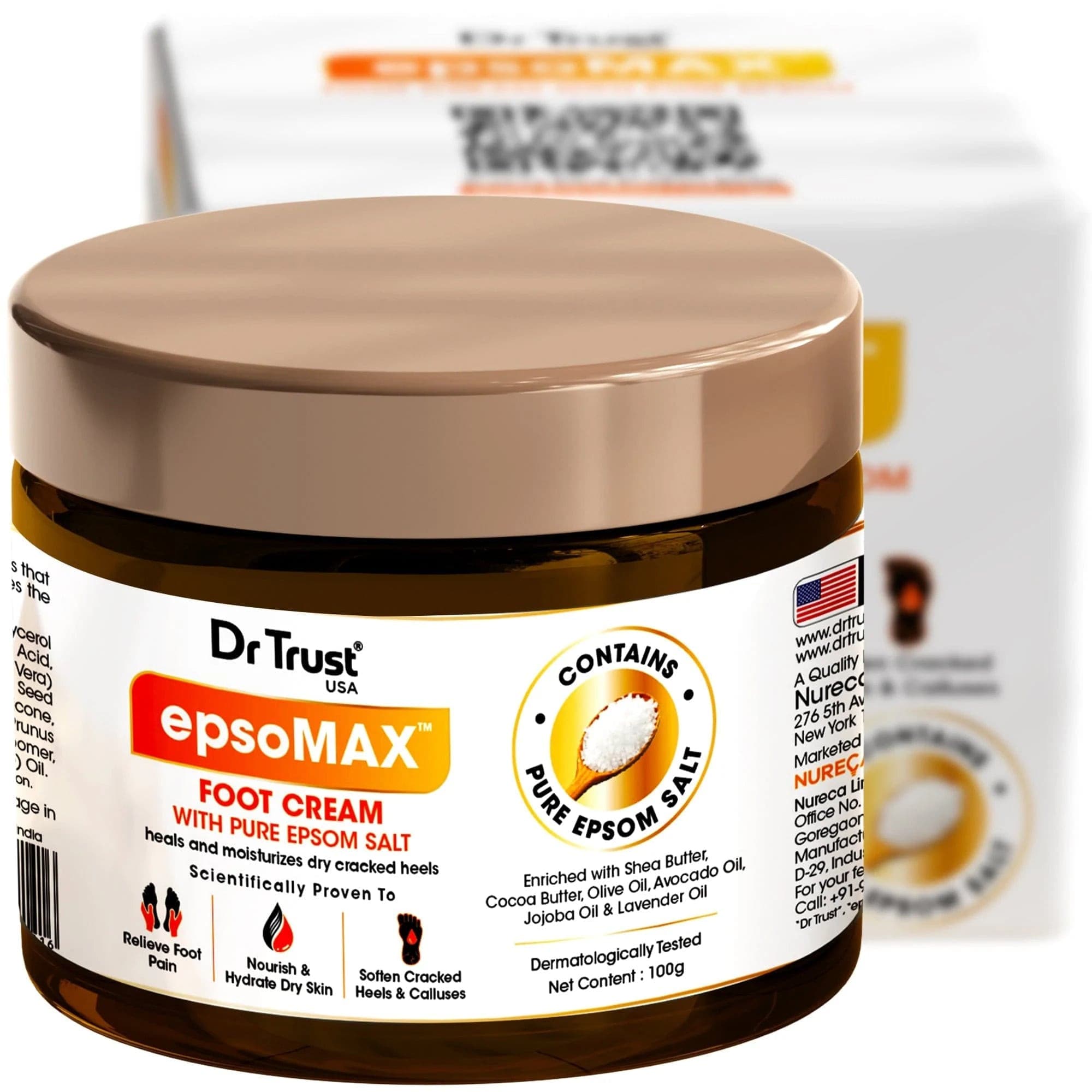 Dr Trust body pain Dr Trust USA Epsomax Foot Cream 1403