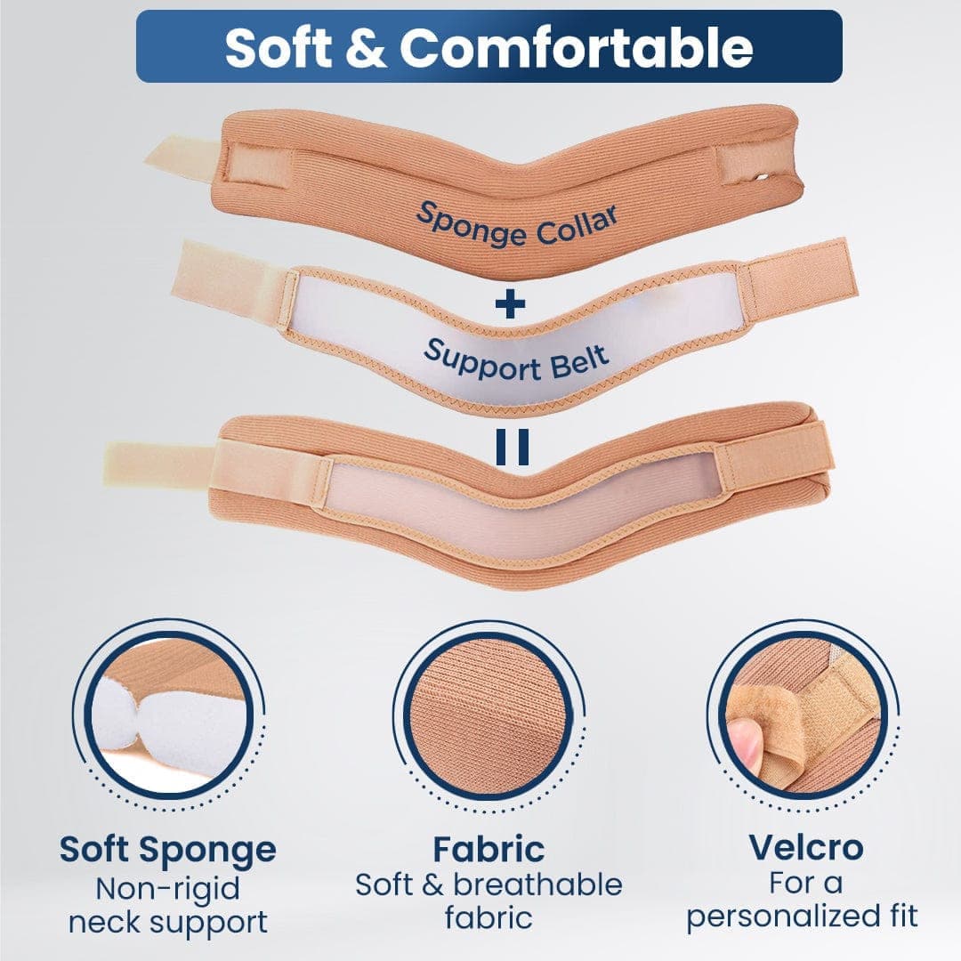 Dr Trust USA Ortho Products Dr Trust USA Foam Cervical Fixer Support & Removable Brace 335