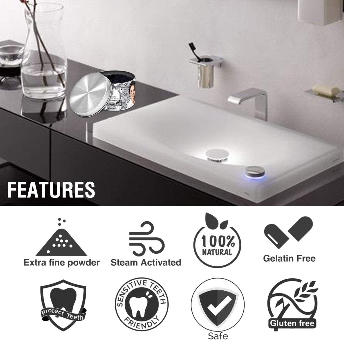 Dr Trust USA Forest Naturals Activated Charcoal (250 gm)