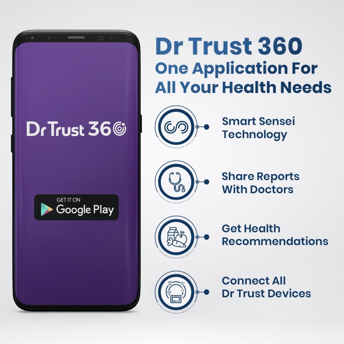 Dr Trust USA Glucometer Strips 9005 (25 Strips)