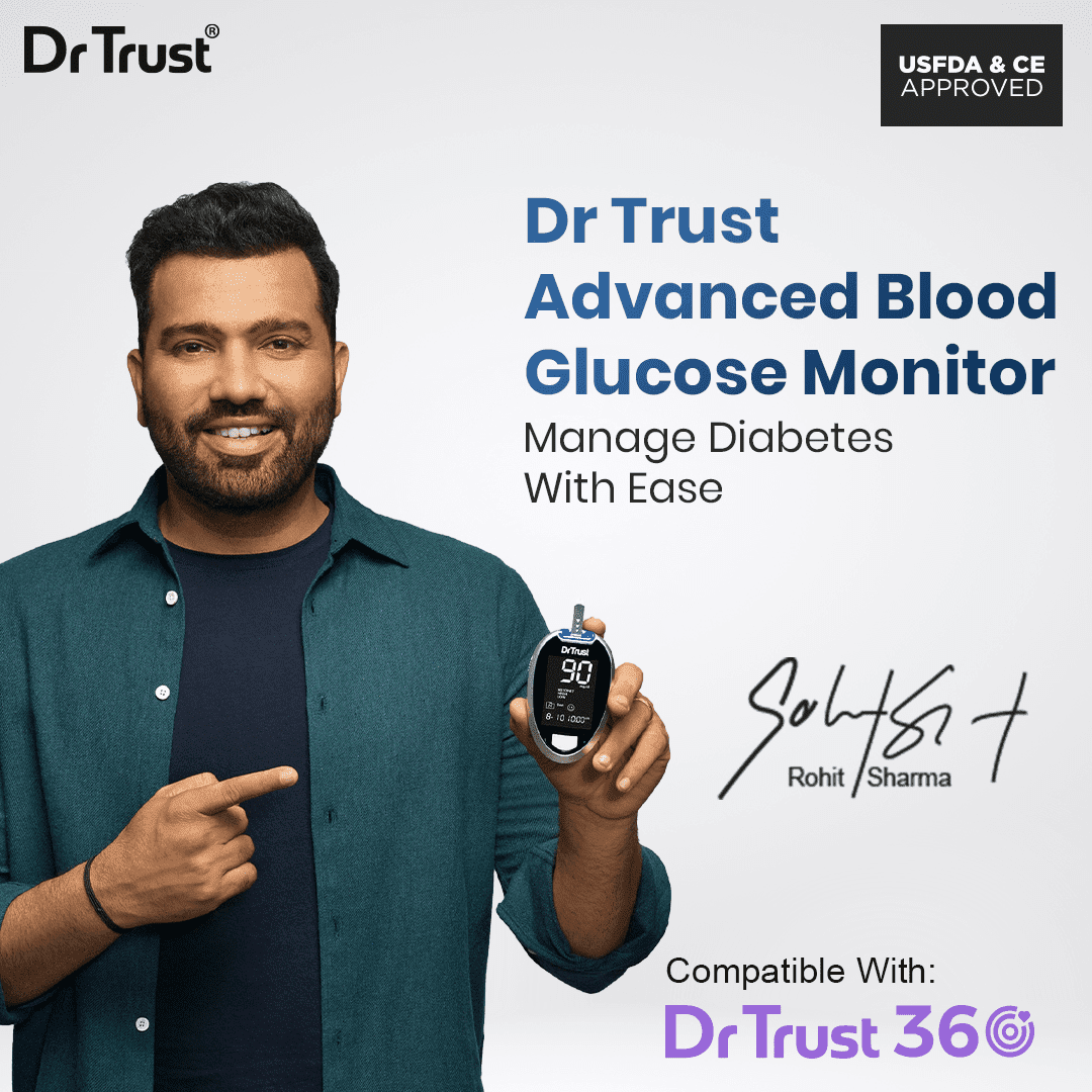 Dr Trust USA Gold Standard Glucosure Glucometer 9001 (60 Strips)