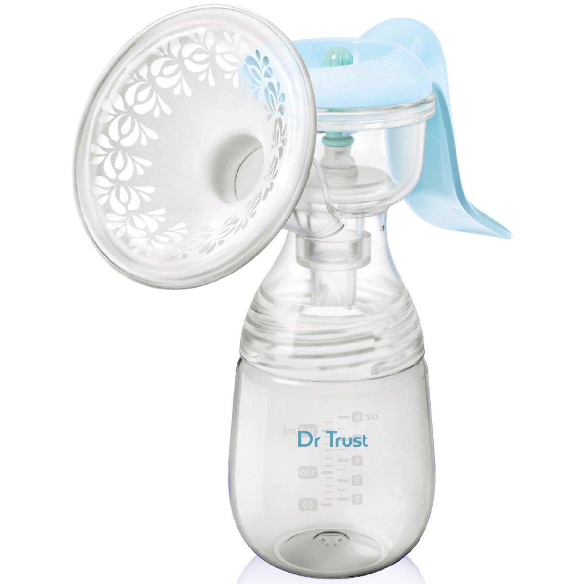 Dr Trust USA Manual Breast Pump - Carolina Blue 6003