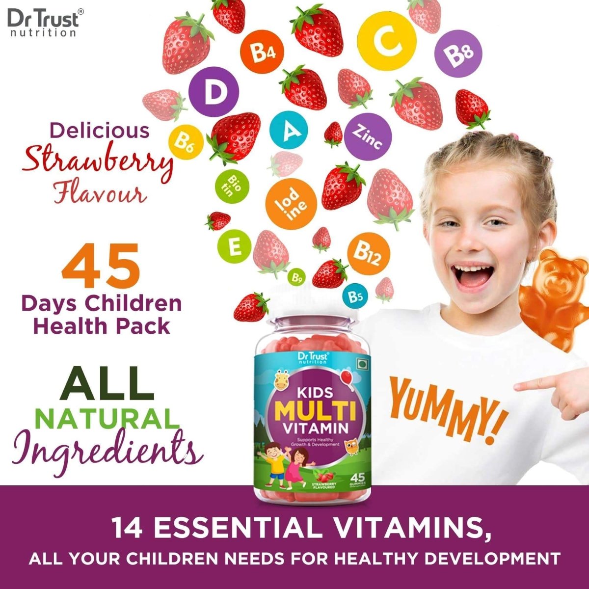 Dr Trust USA Multivitamin Gummies for Kids 711