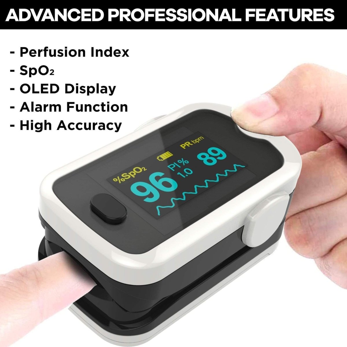 Dr Trust USA Pulse Oximeter 217 (White)