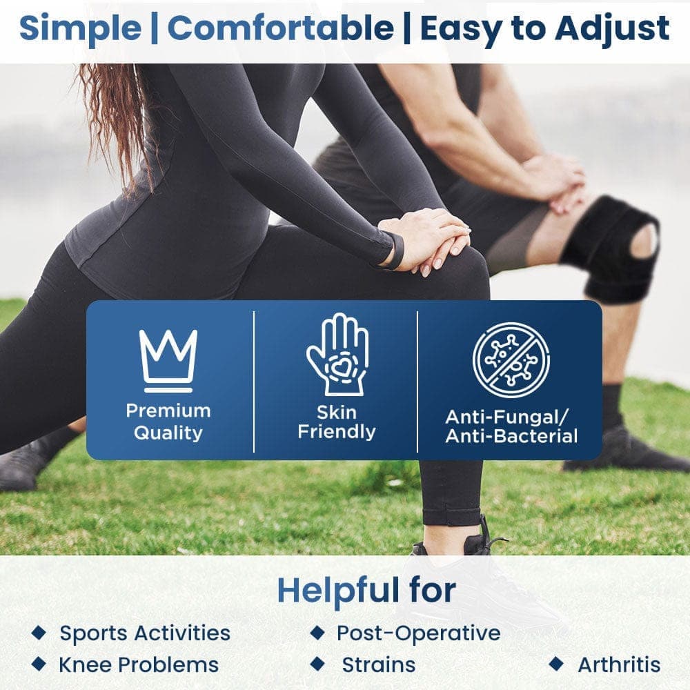 Dr Trust USA Ortho Products Dr Trust USA Spring Knee Protector Outdoor Sports 334 Free Size