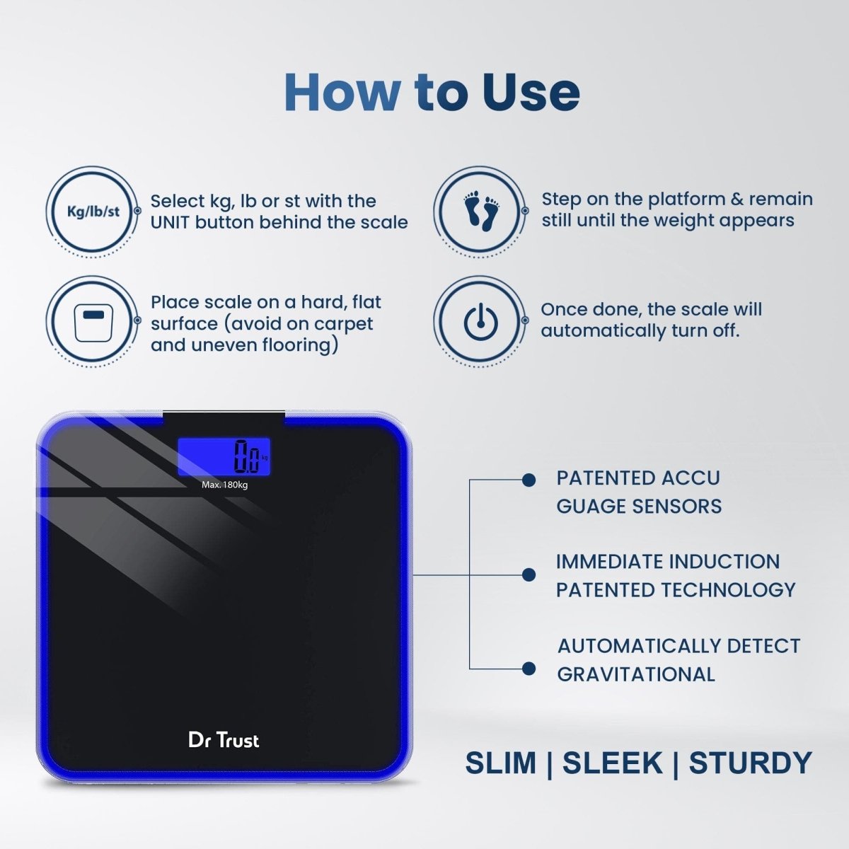 Dr Trust USA Supernova Digital Personal Scale 507