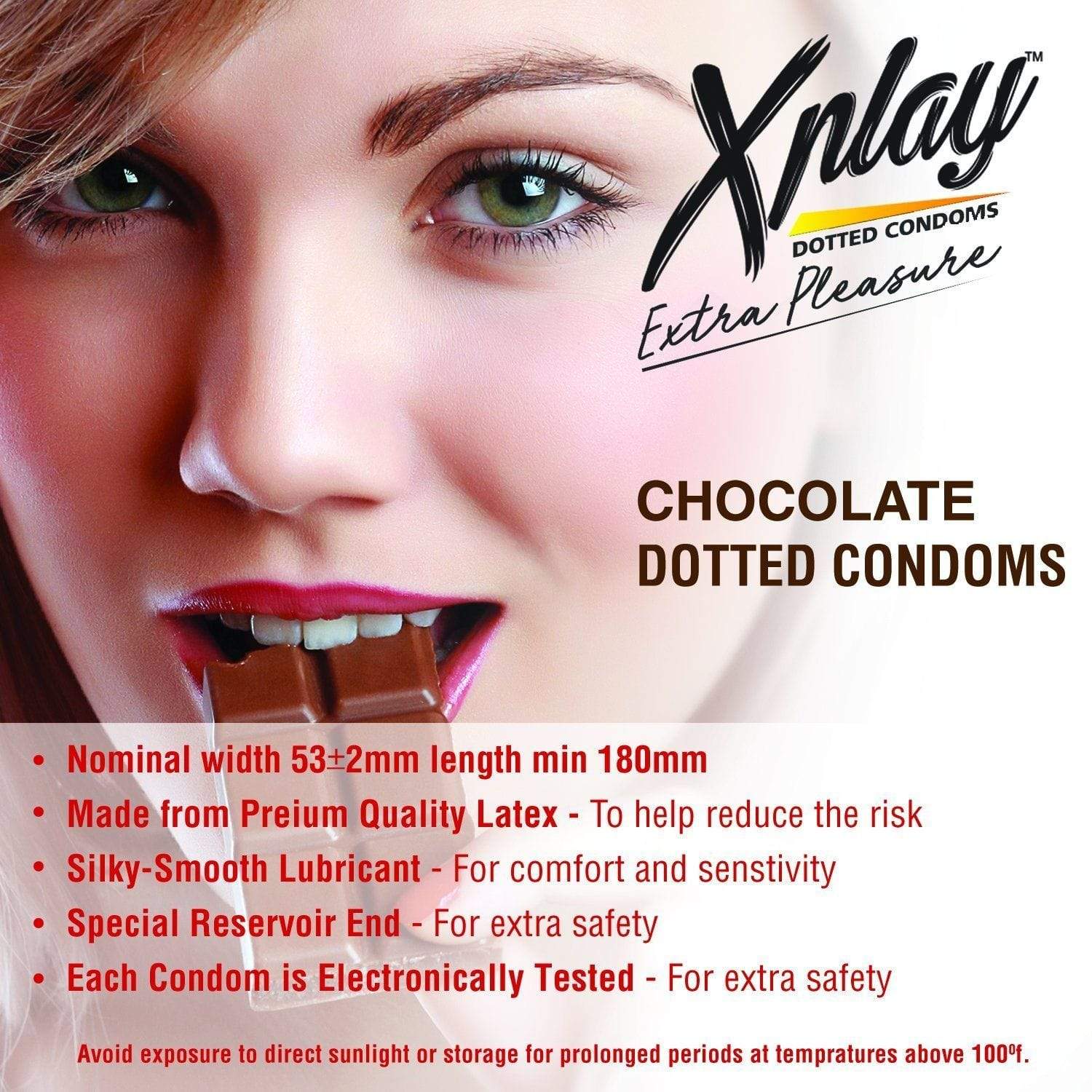 Dr Trust USA Xplay Dotted Condoms (Chocolate) | Dr Trust.