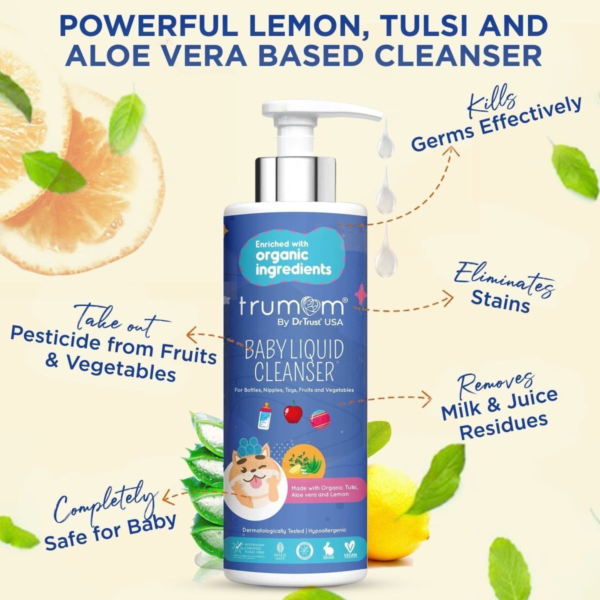 Trumom USA ORGANIC Baby Bottle Cleaner Liquid 2012 (500 ml)