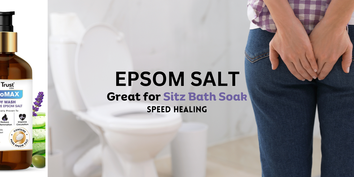 Epsom Salt Use For Sitz Bath How To Put In It For Ultimate Healing