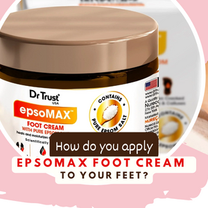 Epsom Salt Foot Cream: Benefits and How To Apply Epsomax Pain Relief Foot Cream with Epsom Salt At Home Dr Trust