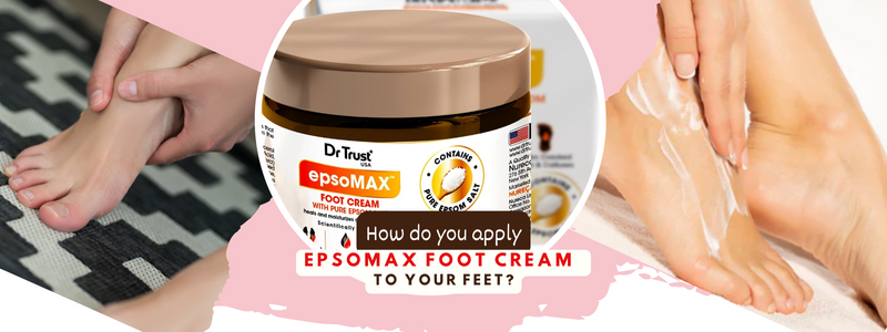 Epsom Salt Foot Cream: Benefits and How To Apply Epsomax Pain Relief Foot Cream with Epsom Salt At Home Dr Trust