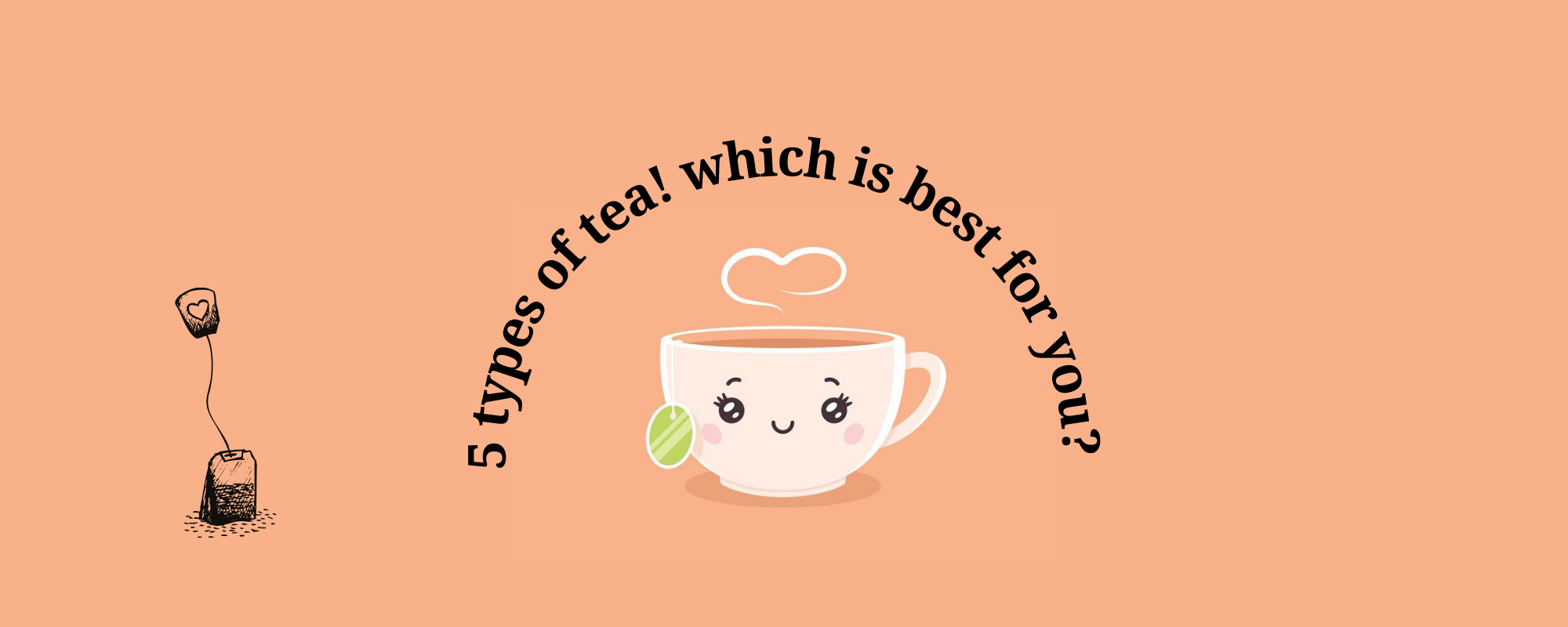 5 TYPES OF TEA: Ginseng Tea, Spearmint Tea, Peach Tea, Citrus Mint Tea, and Masala Chai!  Which Is Best For You?