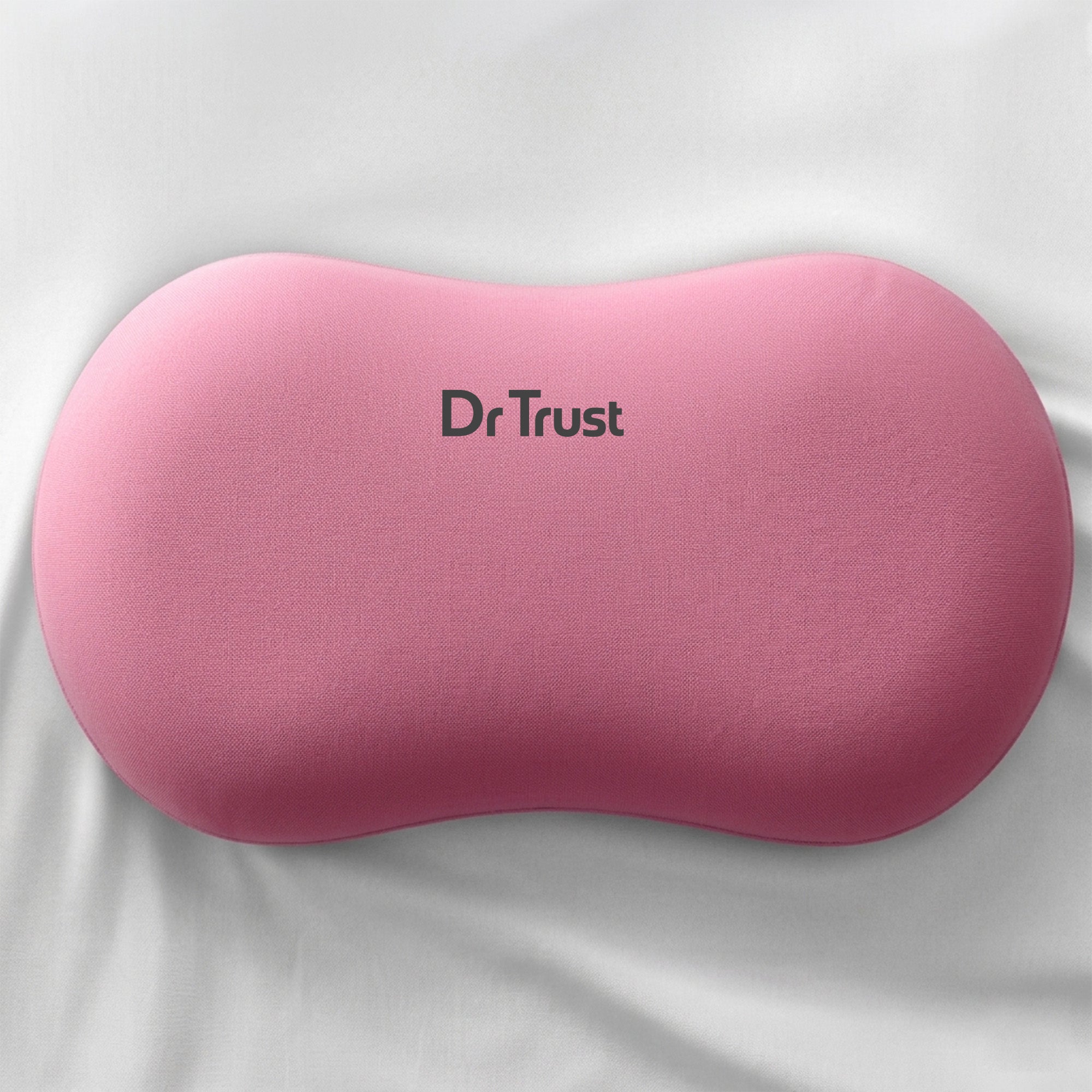 Dr Trust USA 3210 Cuddlee Cuddle Pillow for Cozy Comfort, Deep Sleep, Lounging & Curved Memory Foam Hugging for Side Sleepers, Neck & Shoulder Support, Breathable Soft Fabric Snuggles Pillow for Relaxation
