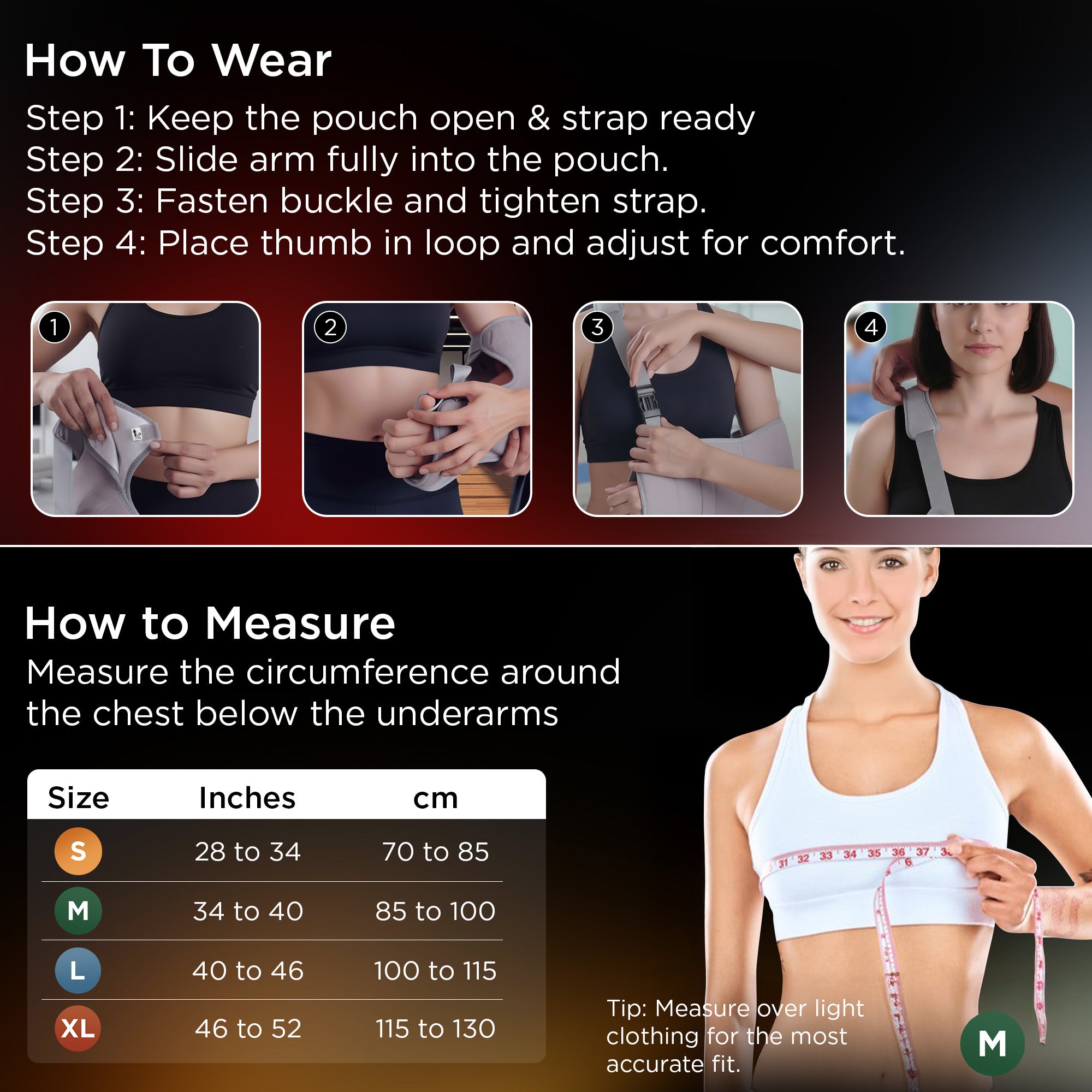 Dr Trust USA Tropical 4201 Arm Sling Pouch for Fracture, Shoulder & Forearm Support Adjustable Orthopedic Arm Immobilizer with Thumb Cradle for Fracture Recovery for Men & Women (Grey)