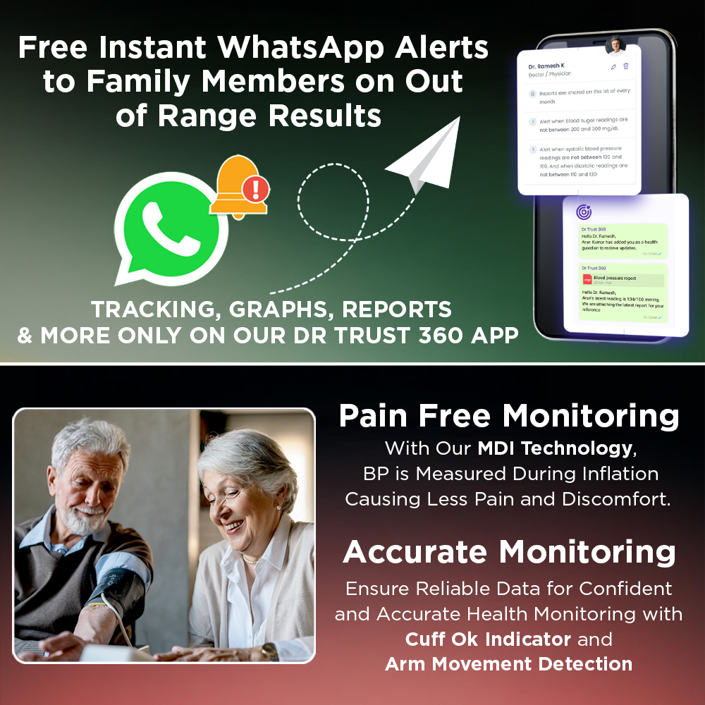 Dr Trust USA BP Machine Comfort Pro 115 (Large Cuff)
