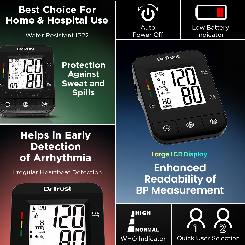 Dr Trust USA BP Machine Comfort Pro 115 (Large Cuff)