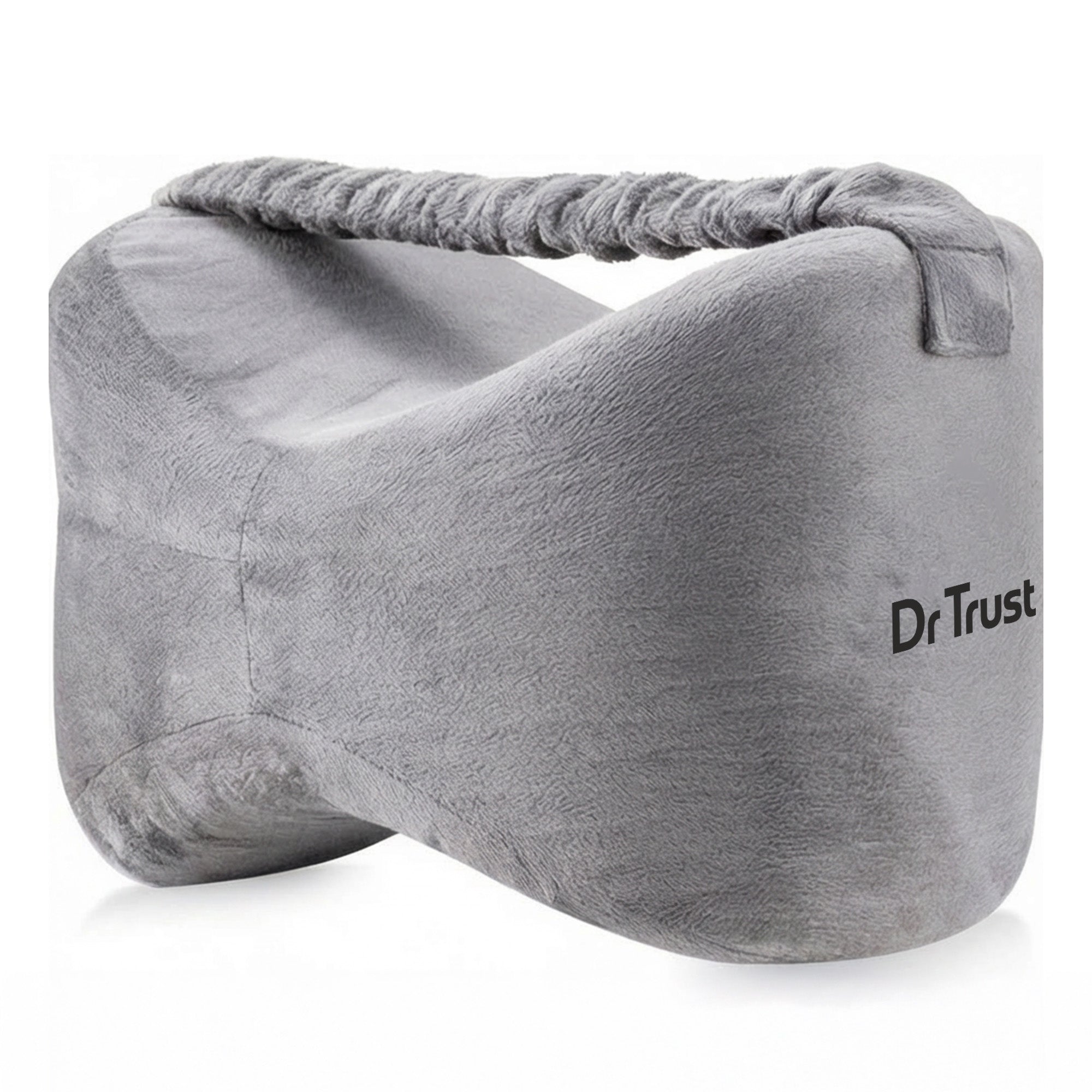 Dr Trust USA 3202 Orthopaedic Knee Pillow for Side Sleepers, Spine Alignment, Back, Hip & Pregnancy Pain Relief, Memory Foam Support for Pain-Free Sleep