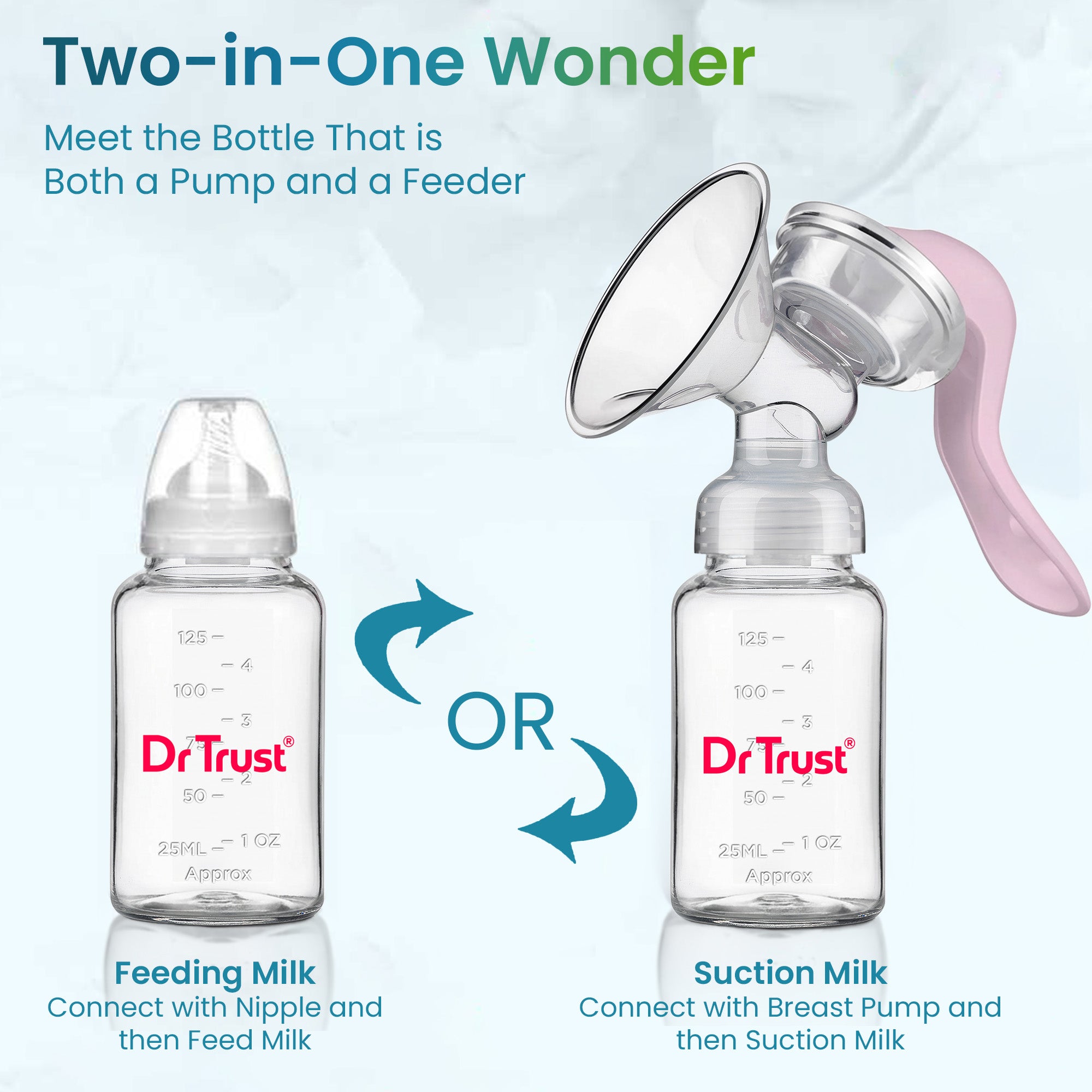 Dr Trust USA Manual Breast Pump 6005 (Pink)