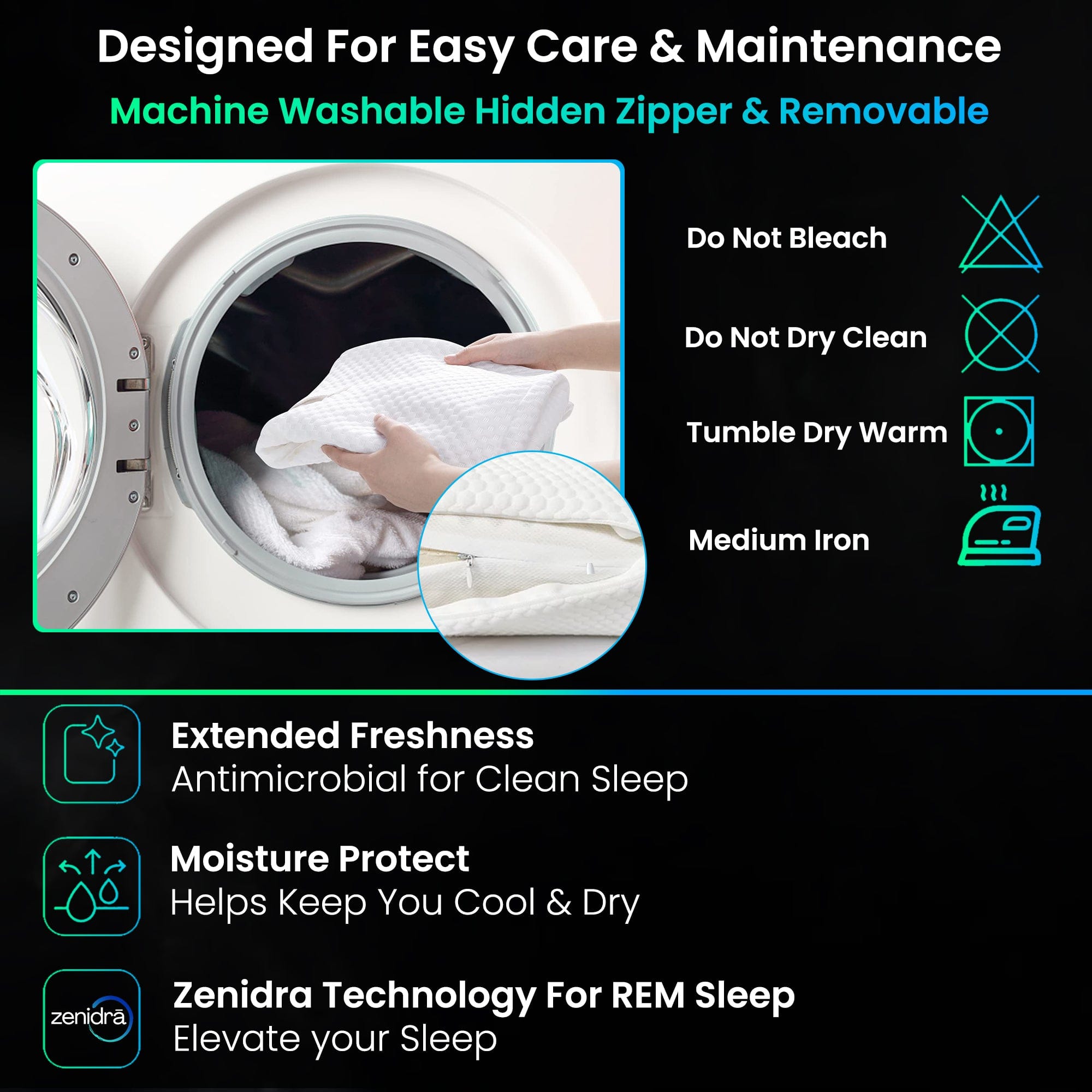 Dr Trust USA Orthopedic Pillow Dr Trust USA Orthopedic King Size Memory Foam Bed Pillow 349