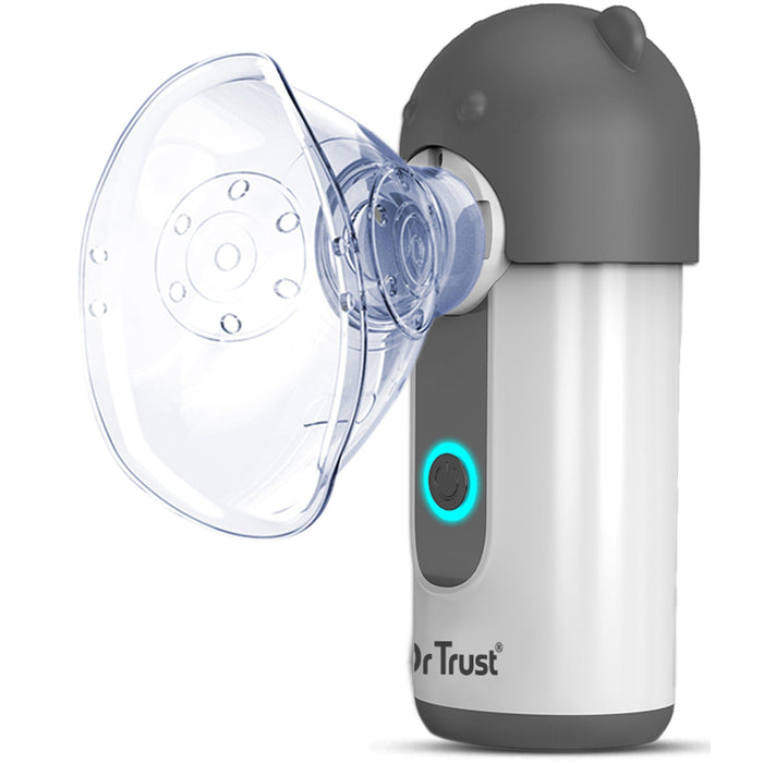 Dr Trust USA Nebulizer Dr Trust USA Portable Rechargeable Mesh Nebulizer Machine For Kids & Adults, Cool Mist Device Effective for Respiratory Infections 411