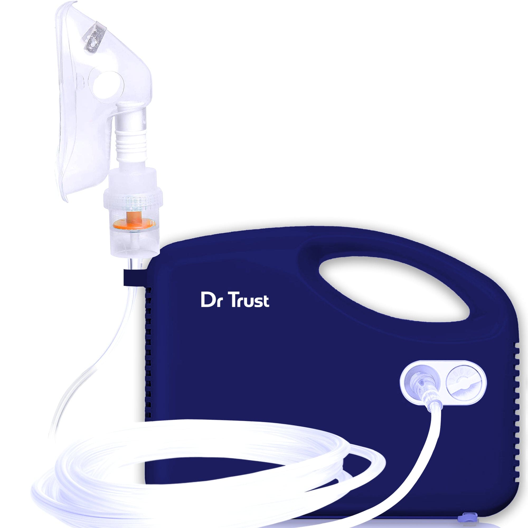 Dr Trust USA Nebulizer Dr Trust USA Sapphire Compressor Nebulizer Machine– 414, Low Noise Handy Device for Home Nebulization, Complete Kit with Adult and Child Masks