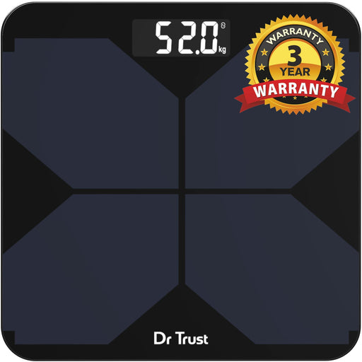 Dr Trust USA Weighing Scale not body fat Dr Trust USA Unbeatable Personal Scale 524, Digital Weighing Machine for Body Weight Check, Electronic Device Measures Weight Loss Progress Automatically - 3-Year Warranty