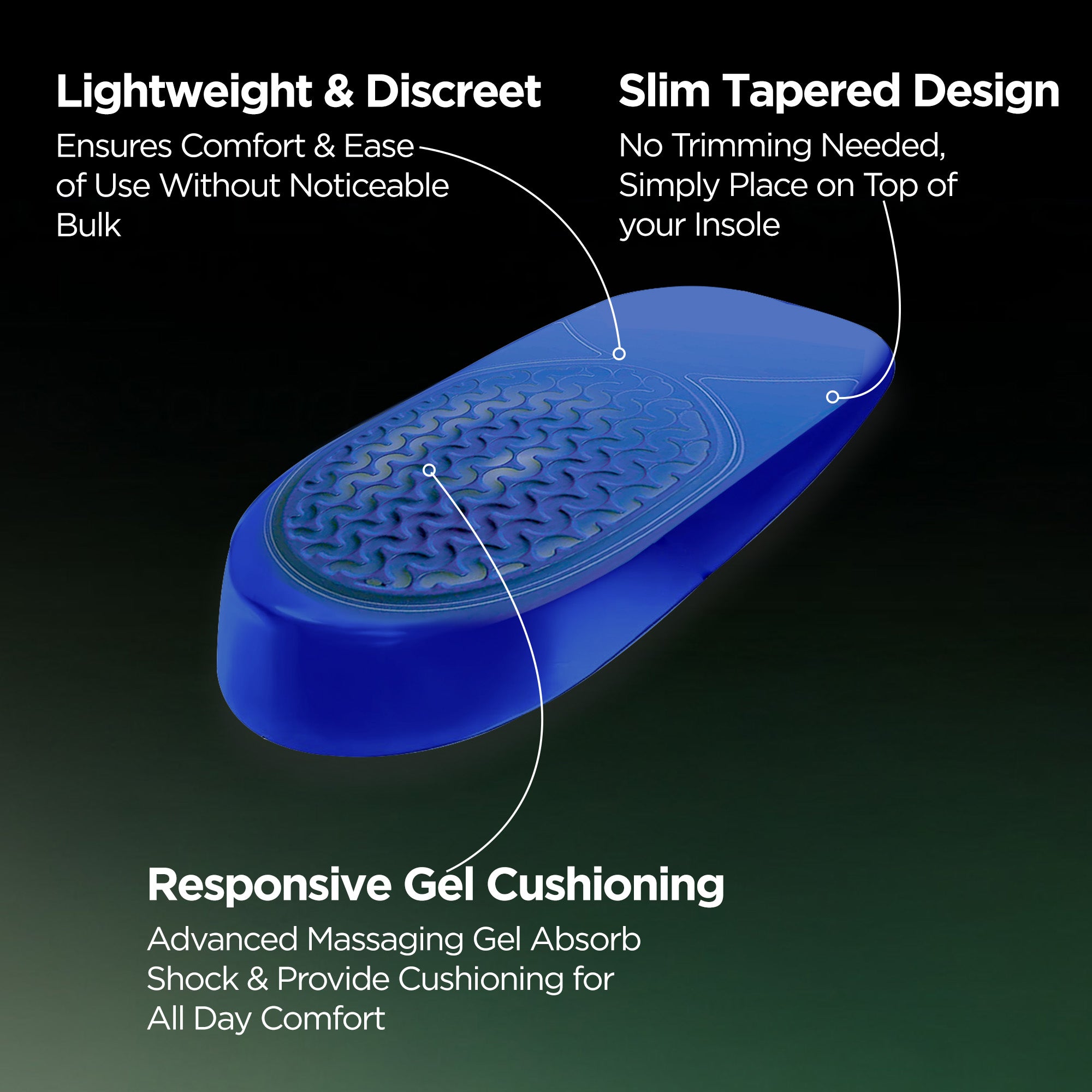 Dr Trust USA Orthopedic Heel Pads 372 (Pack of 1 Pair)