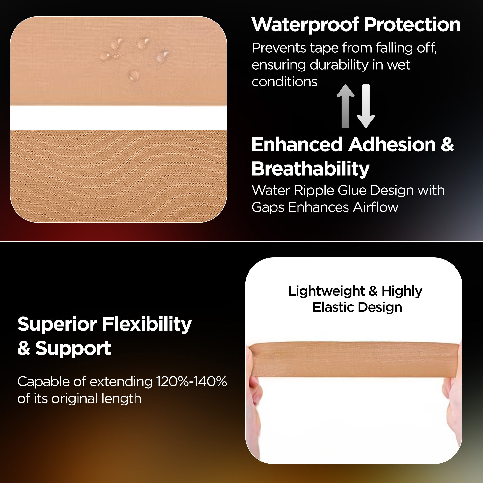 Dr Trust USA Kinesiology Tape 381 (Beige)