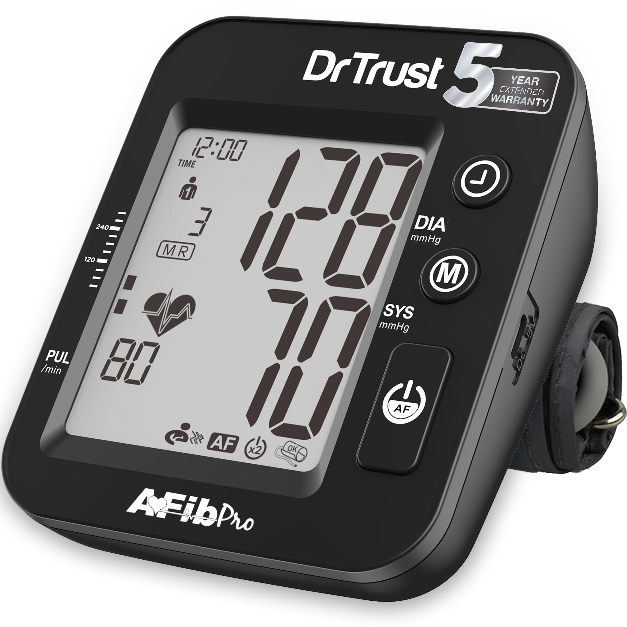 Dr Trust USA IntelliTrack BP Monitor 131 (Black)