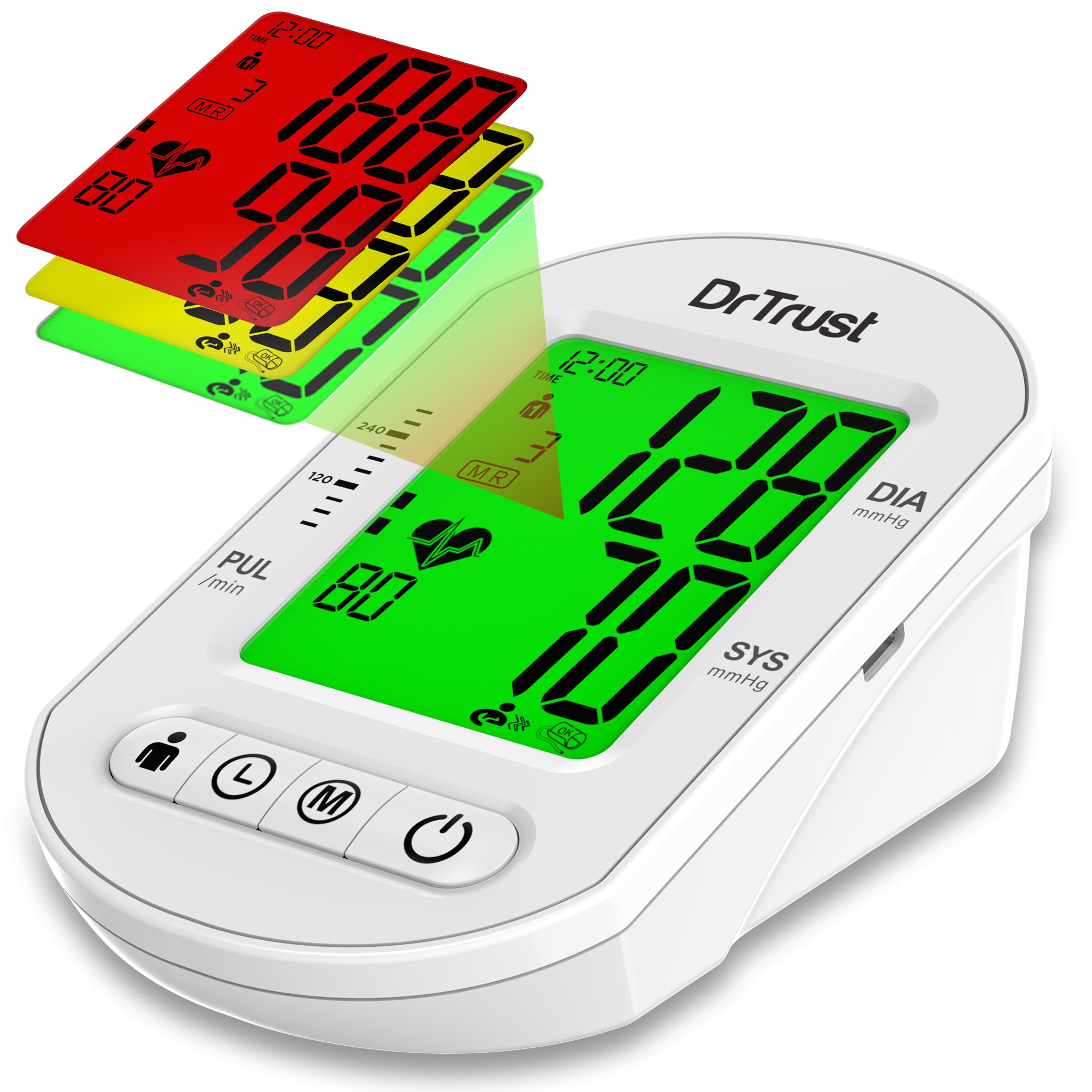 Dr Trust USA Intellitrack Portable Digital BP Monitor 133