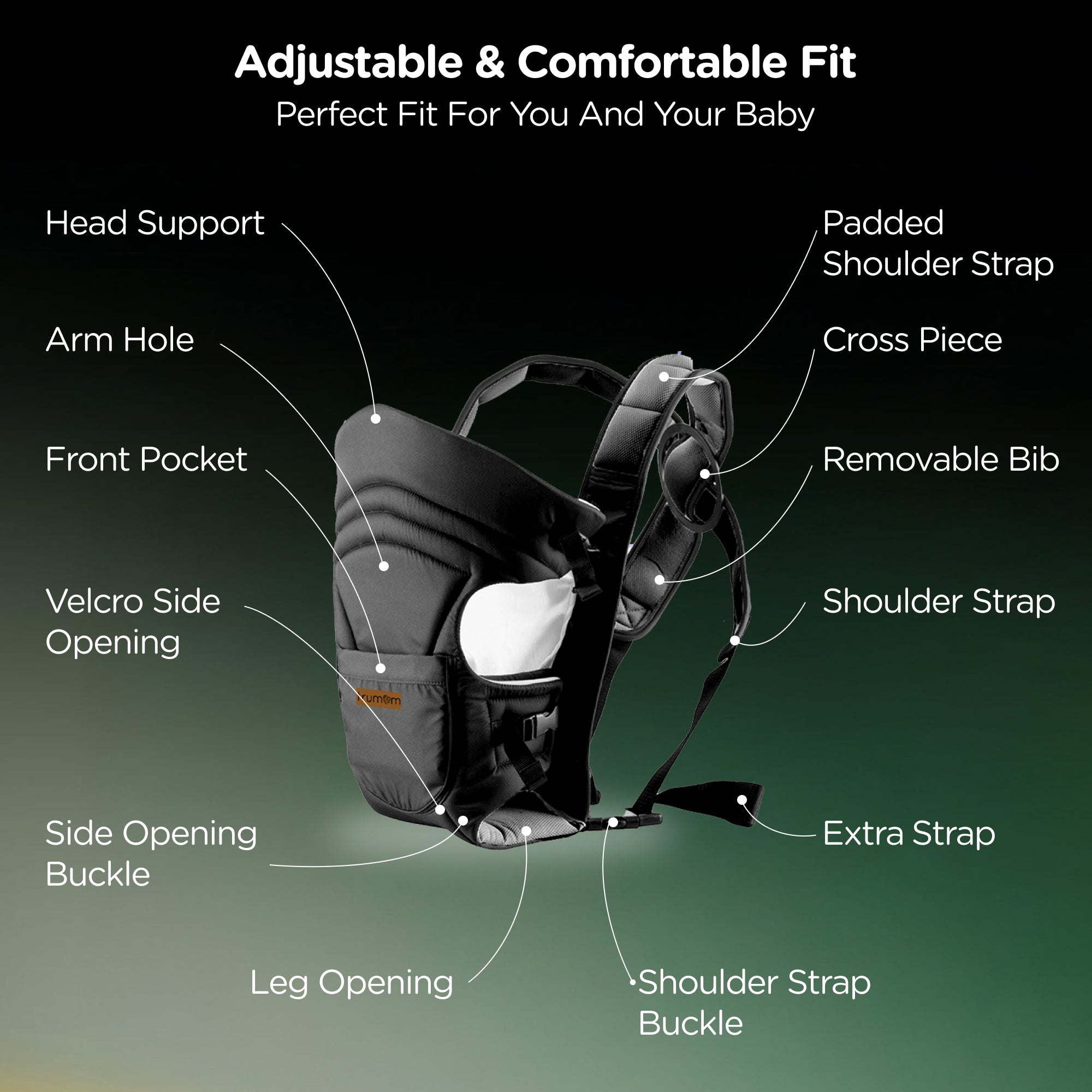 Trumom USA 3 in 1 Baby Carrier 2005 (0-36 months)