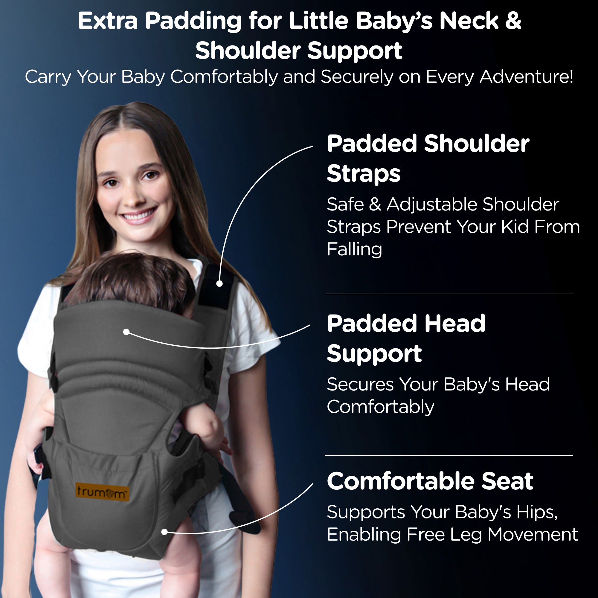 Trumom USA 3 in 1 Baby Carrier 2005 (0-36 months)
