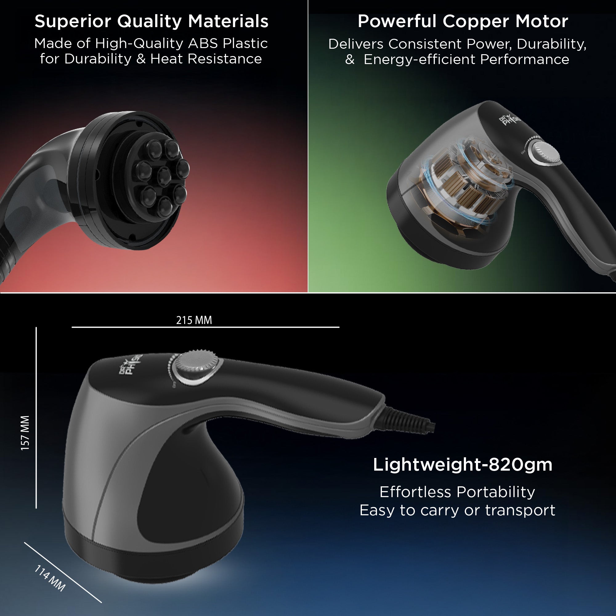 डॉ फिजियो यूएसए फुल बॉडी मसाजर मशीन 1021 